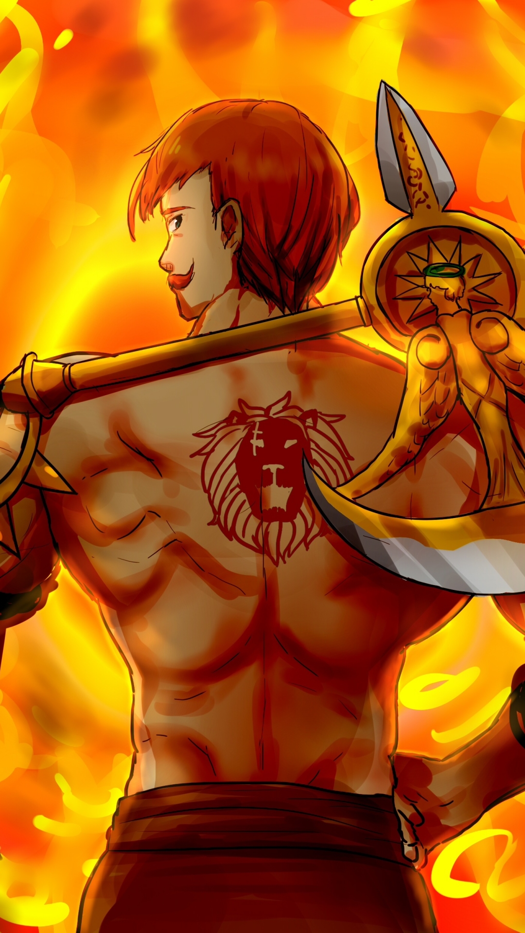 Download mobile wallpaper Anime, The Seven Deadly Sins, Escanor (The Seven Deadly Sins) for free.