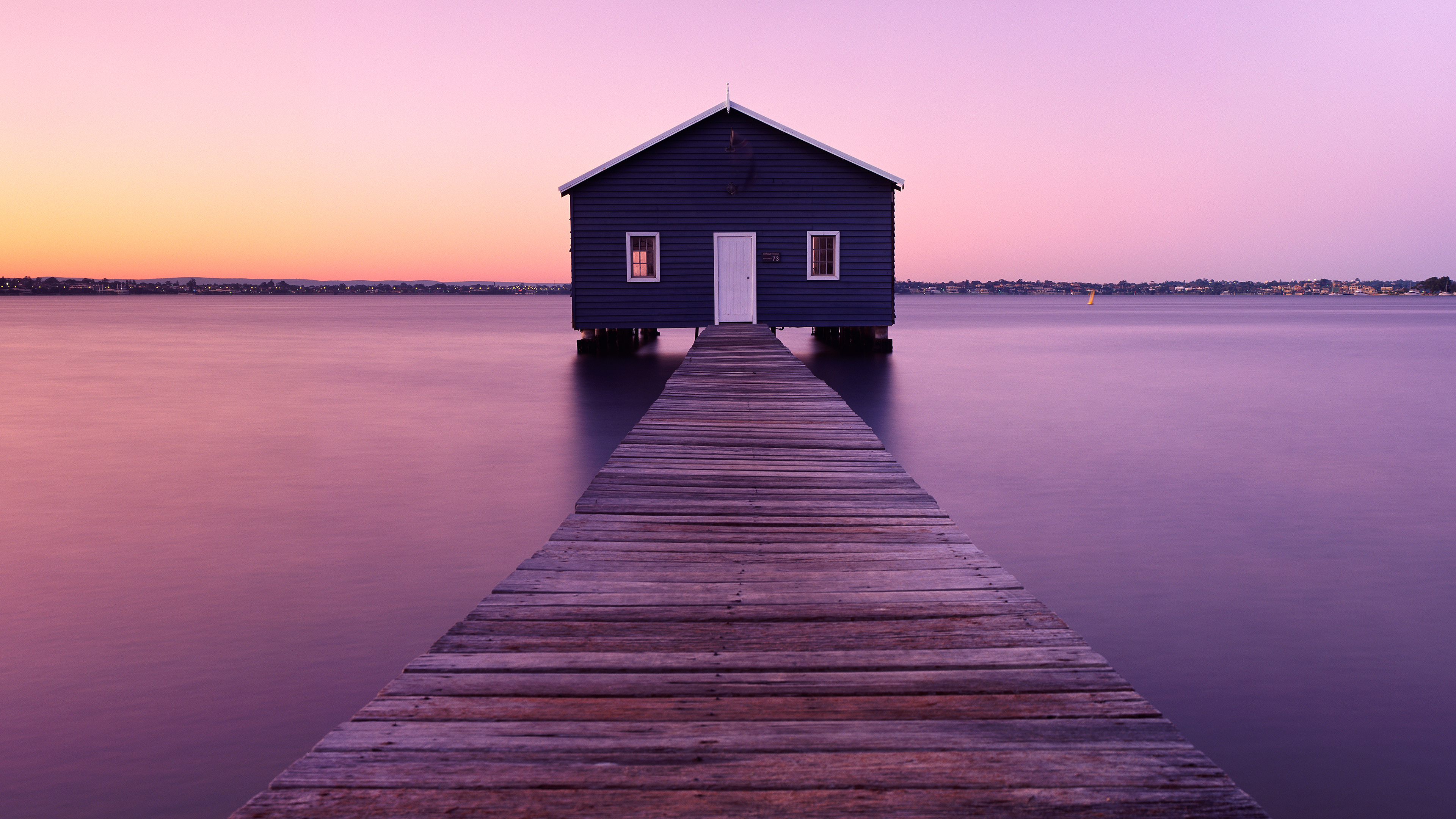 man made, boathouse, house, water