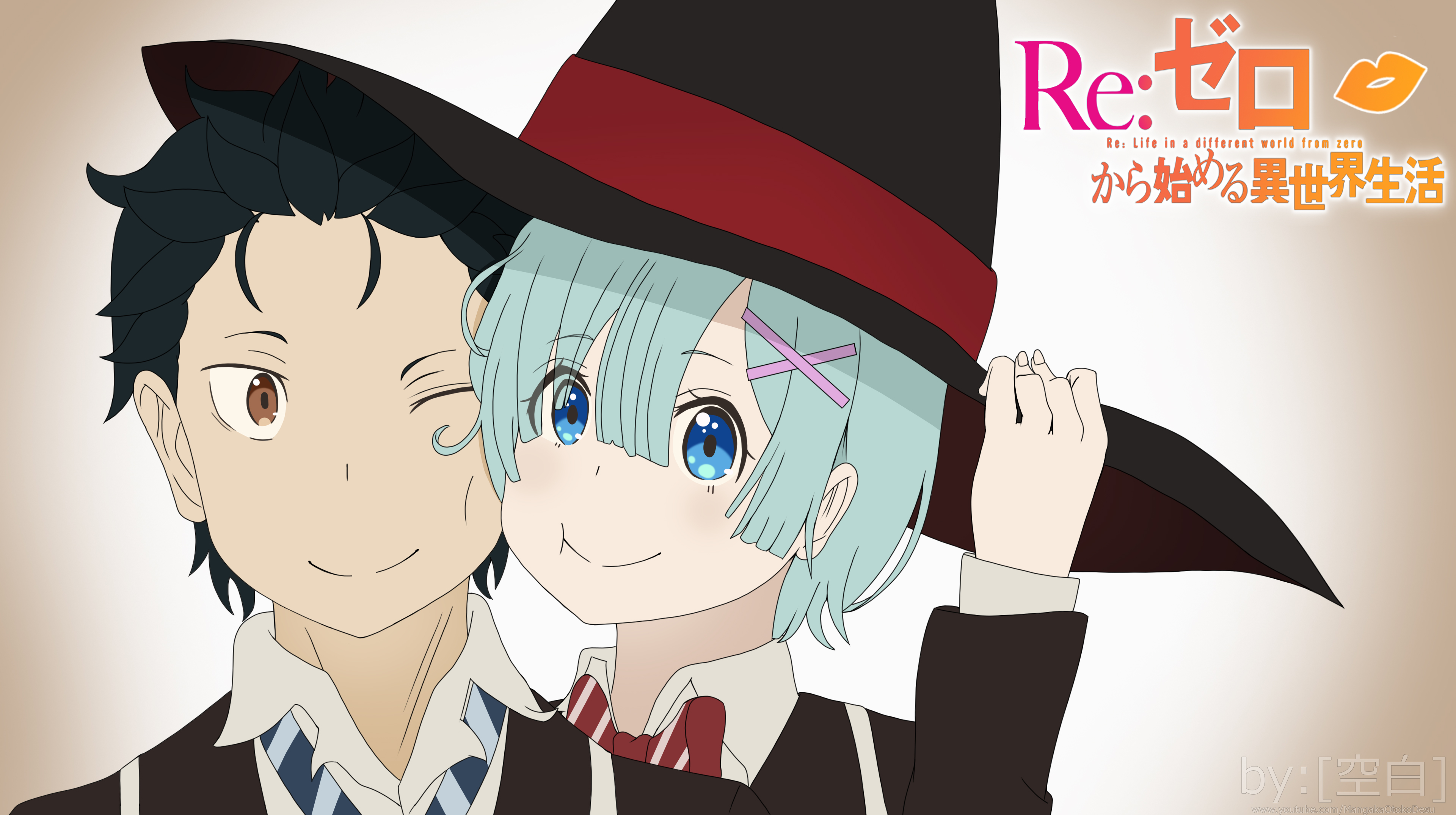 Free download wallpaper Anime, Re:zero Starting Life In Another World, Subaru Natsuki, Rem (Re:zero) on your PC desktop