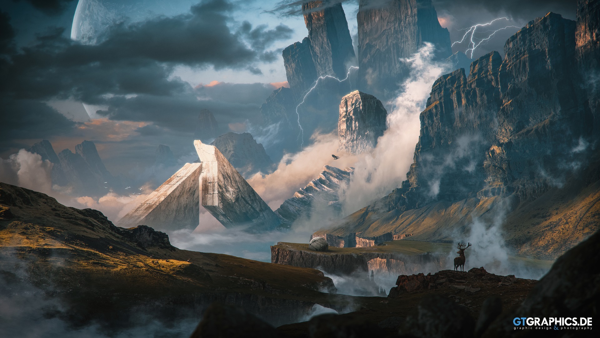 Free download wallpaper Landscape, Fantasy on your PC desktop