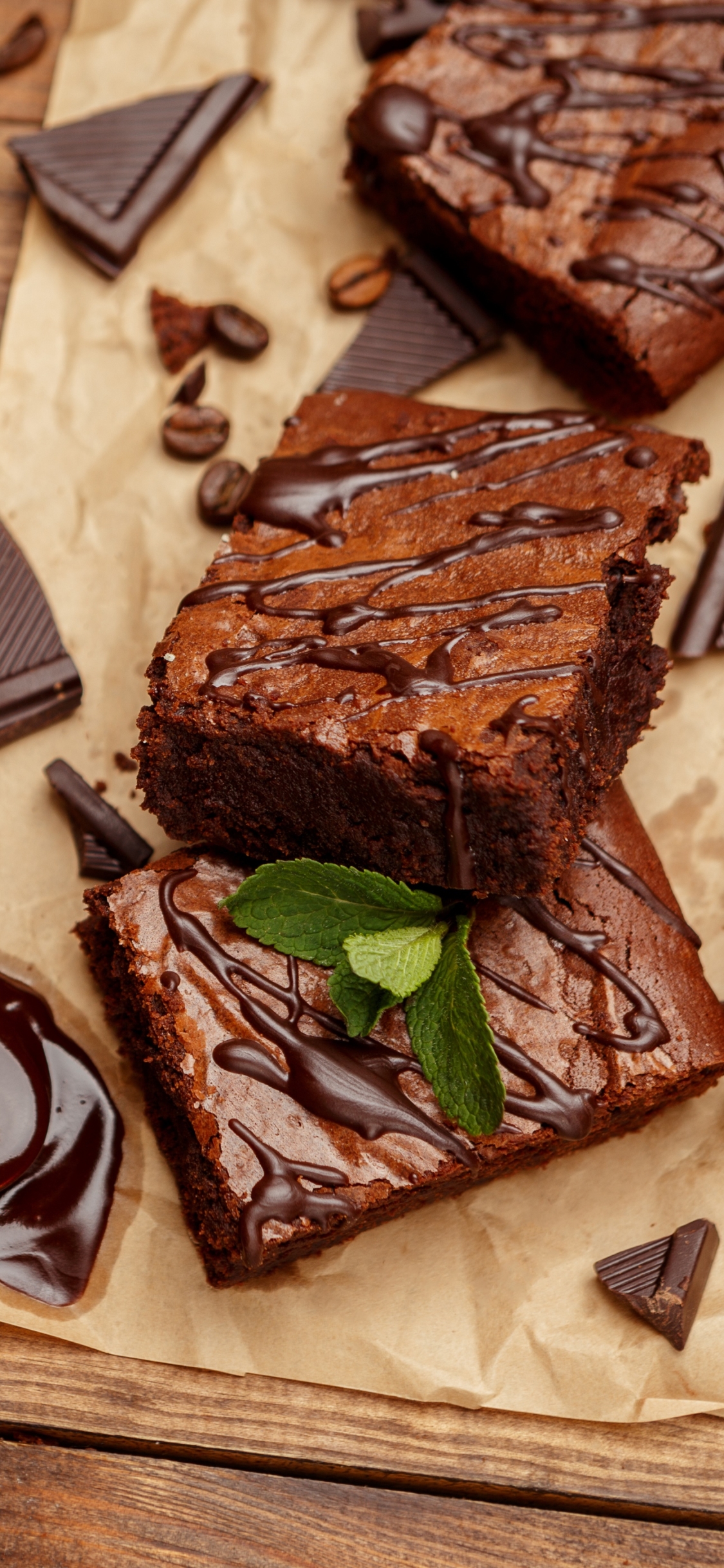 Download mobile wallpaper Food, Chocolate, Brownie, Pastry for free.