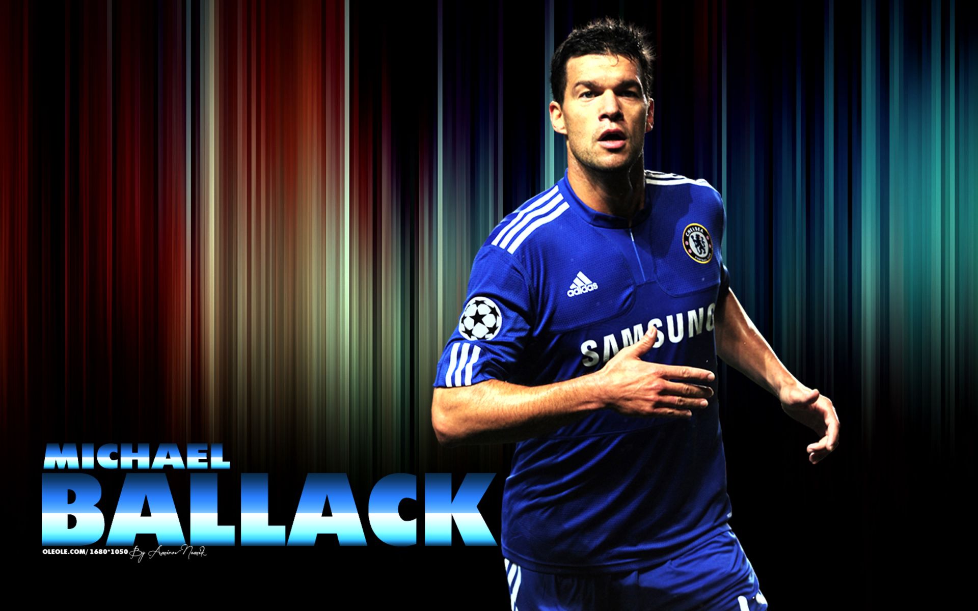 Free download wallpaper Sports, Soccer, Chelsea F C, Michael Ballack on your PC desktop