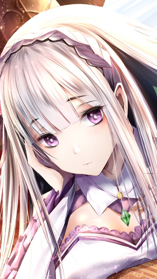 Descarga gratuita de fondo de pantalla para móvil de Animado, Emilia (Re:zero), Re:zero Comenzando La Vida En Otro Mundo.