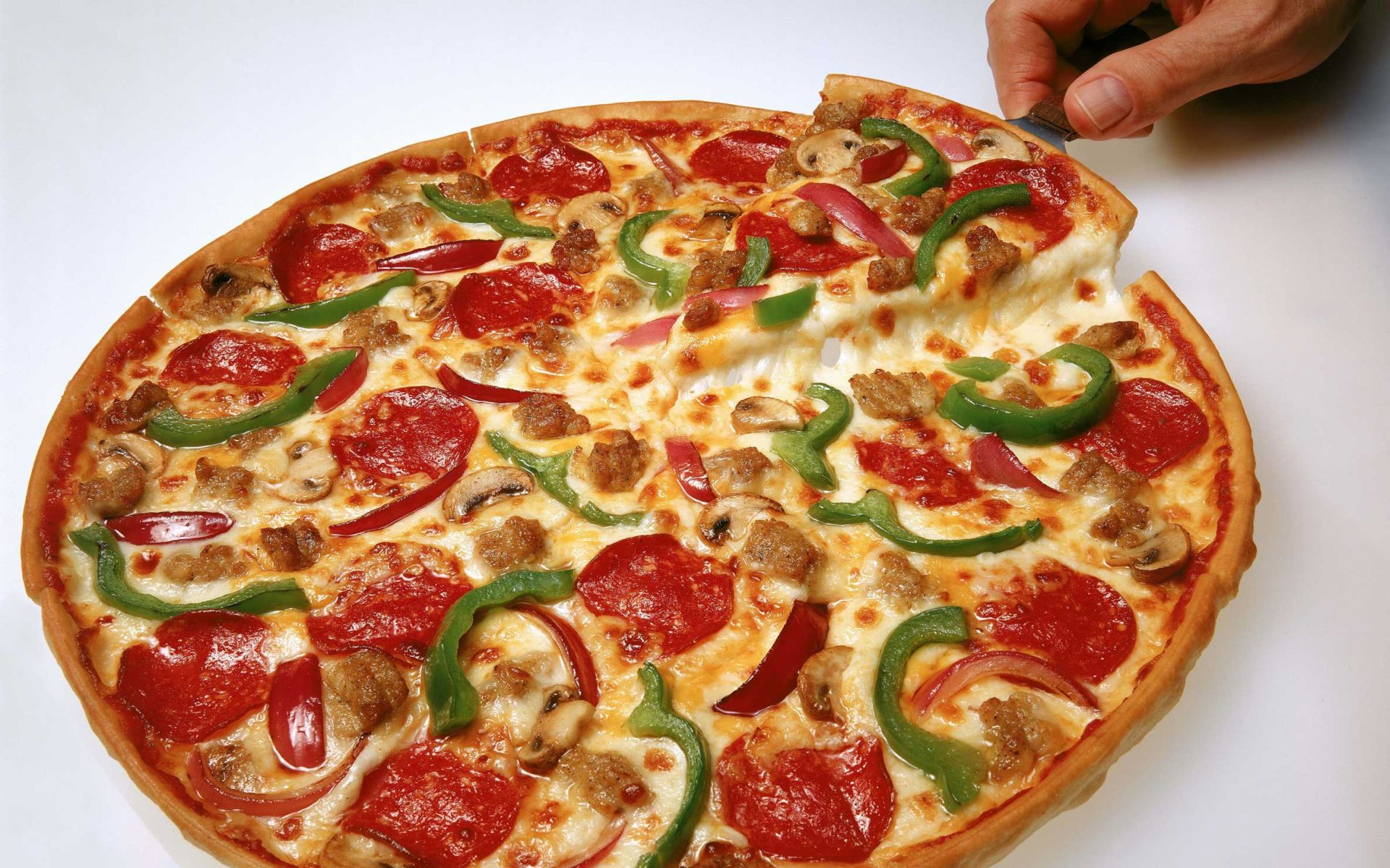 PCデスクトップにピザ, 食べ物画像を無料でダウンロード