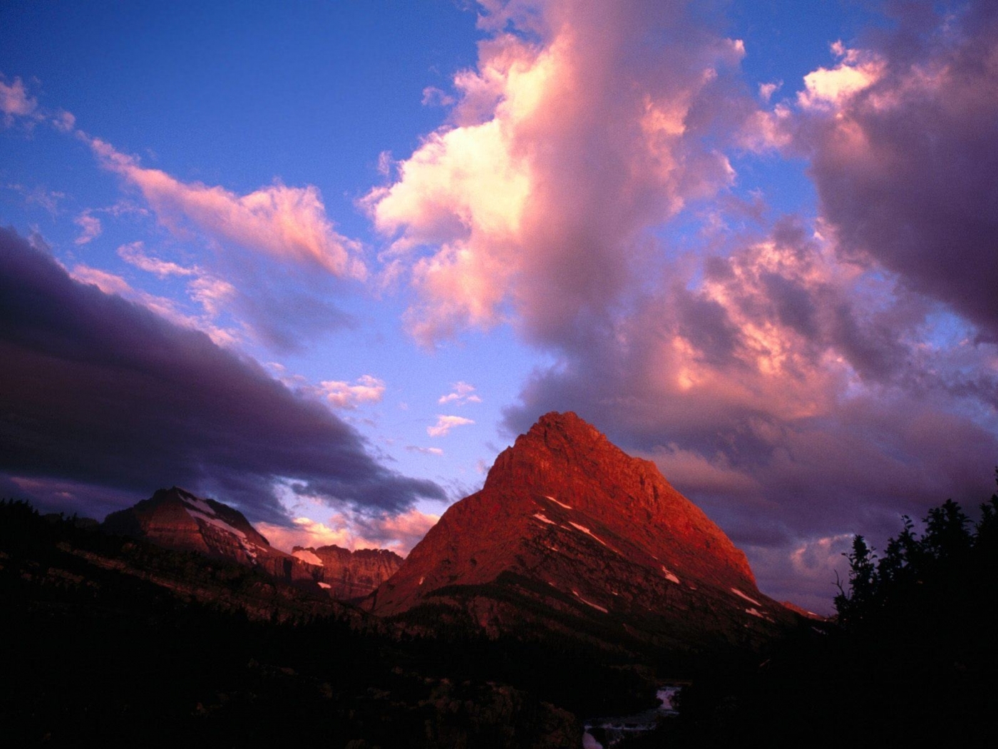 無料モバイル壁紙風景, 山脈, 雲, スカイをダウンロードします。