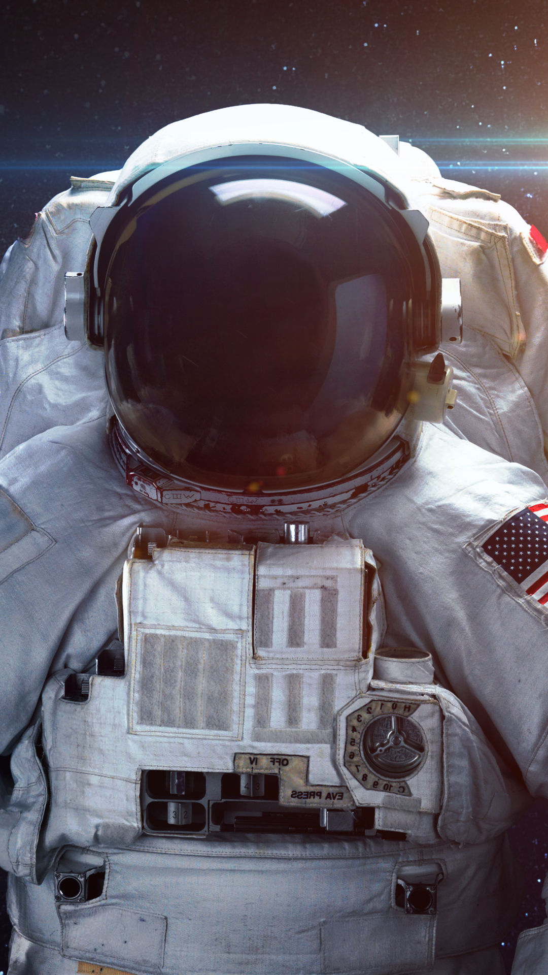 Descarga gratuita de fondo de pantalla para móvil de Estrellas, Espacio, Ciencia Ficción, Cosmos, Astronauta.