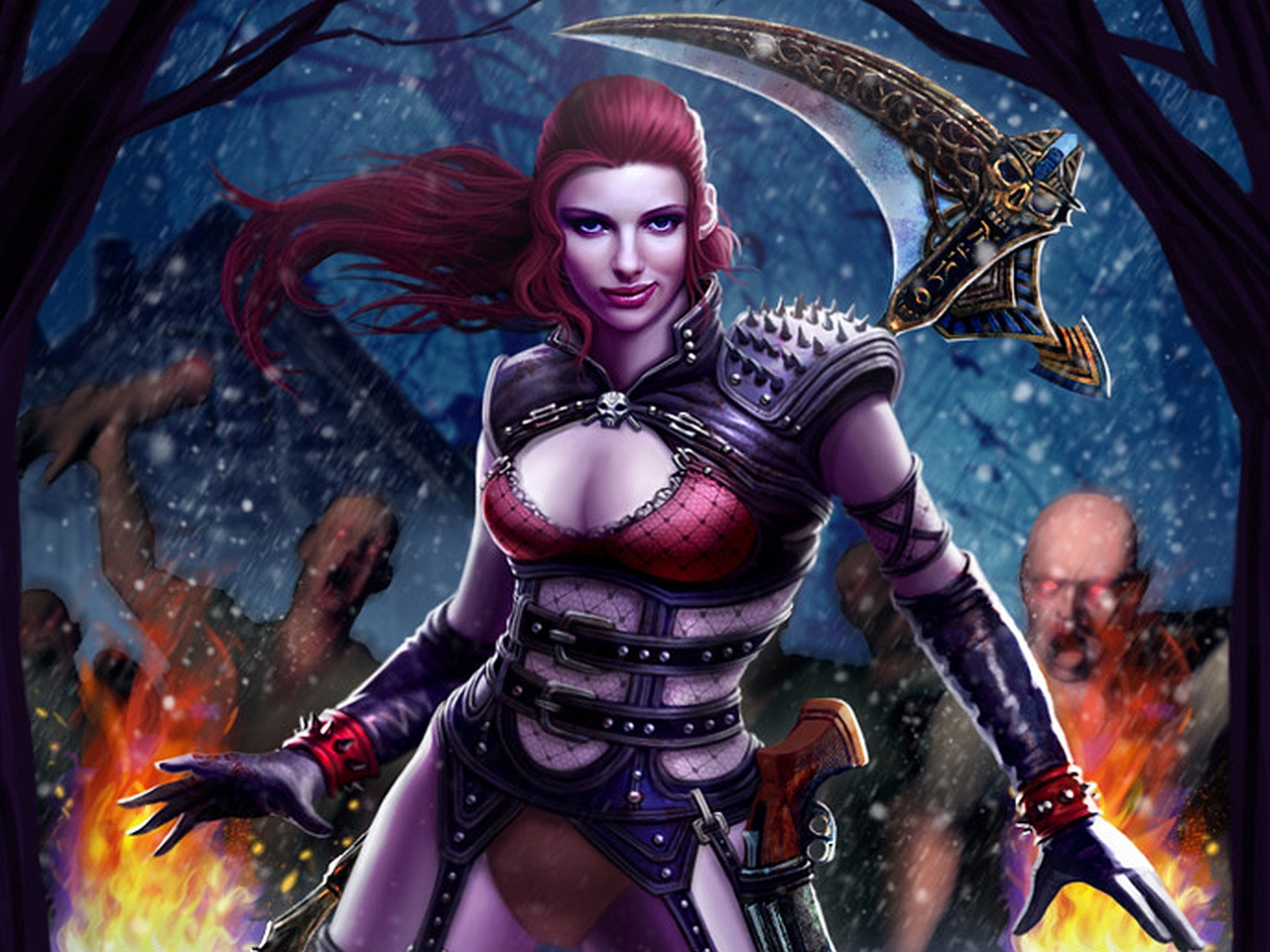 Free download wallpaper Fantasy, Women Warrior on your PC desktop