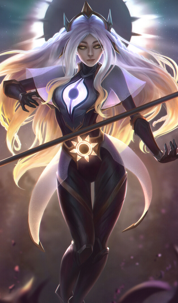 Download mobile wallpaper League Of Legends, Video Game, Long Hair, White Hair, Lux (League Of Legends) for free.