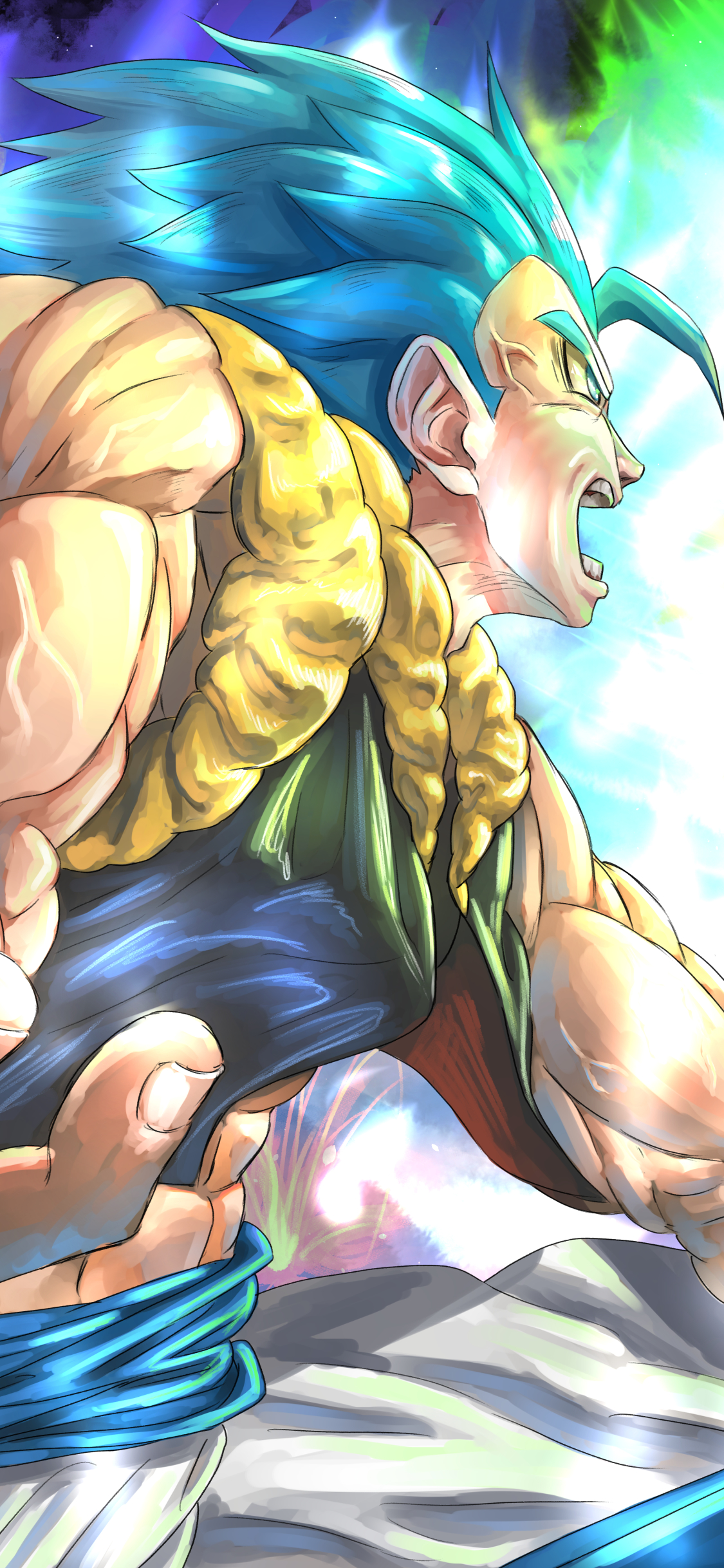 Download mobile wallpaper Anime, Gogeta (Dragon Ball), Dragon Ball Super: Broly for free.