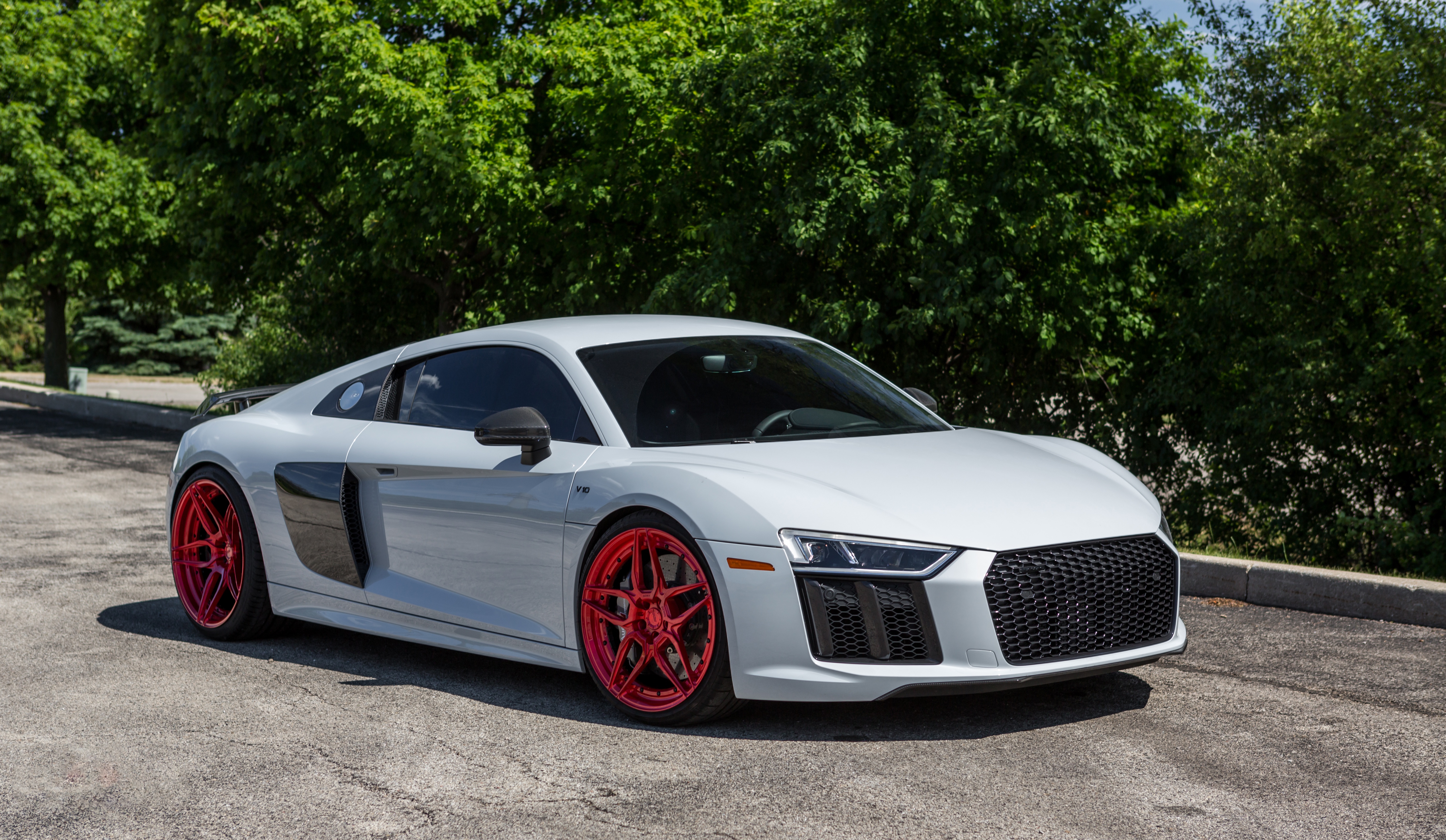 Download mobile wallpaper Audi, Car, Supercar, Audi R8, Vehicles, White Car for free.