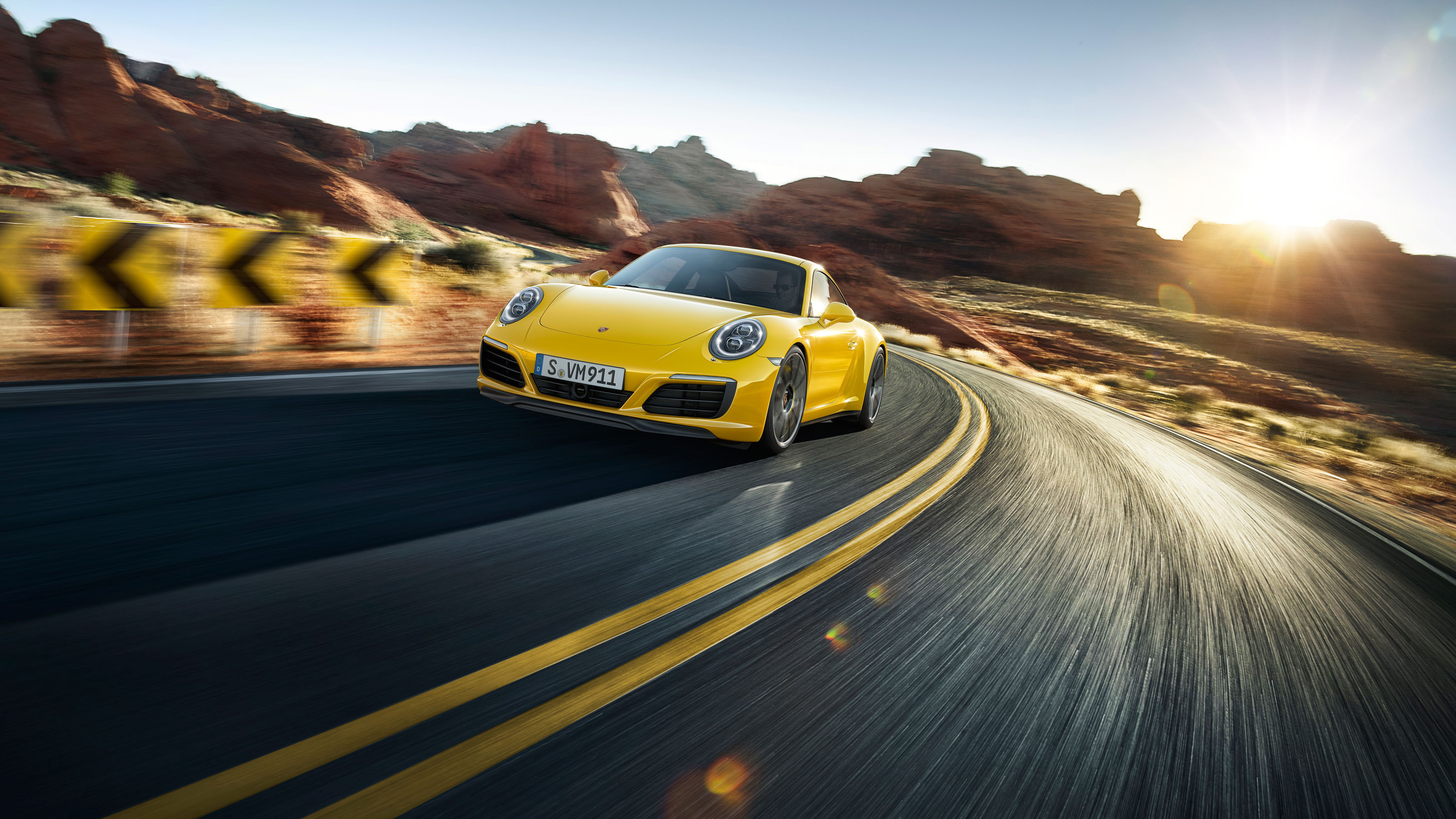 Free download wallpaper Porsche, Car, Porsche 911, Porsche 911 Carrera 4S, Vehicles, Porsche 911 Carrera, Yellow Car on your PC desktop