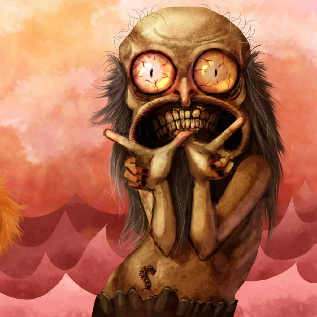 Free download wallpaper Creepy, Eye, Surreal, Tv Show, Horror, Zombie, The Marvelous Misadventures Of Flapjack on your PC desktop