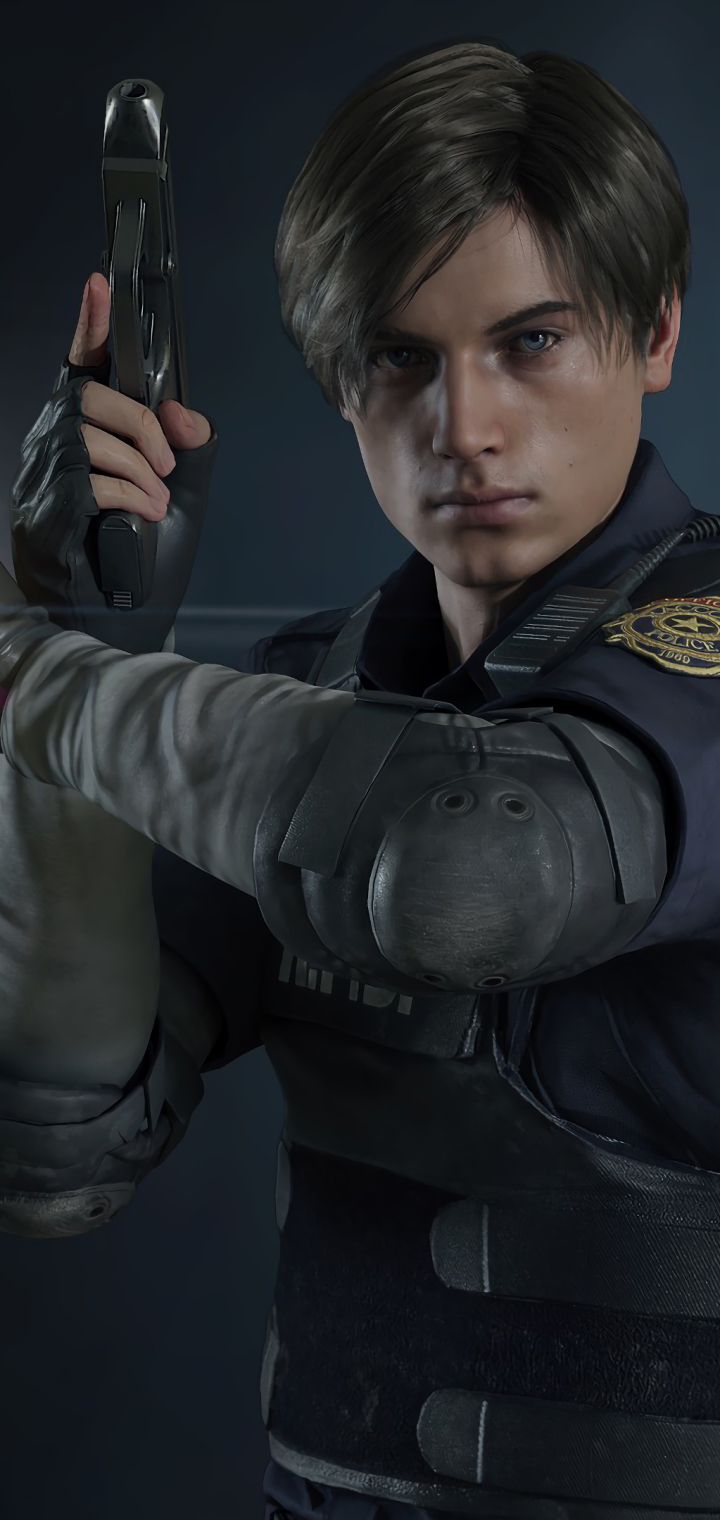 Handy-Wallpaper Resident Evil, Computerspiele, Leon S Kennedy, Resident Evil 2 (2019) kostenlos herunterladen.