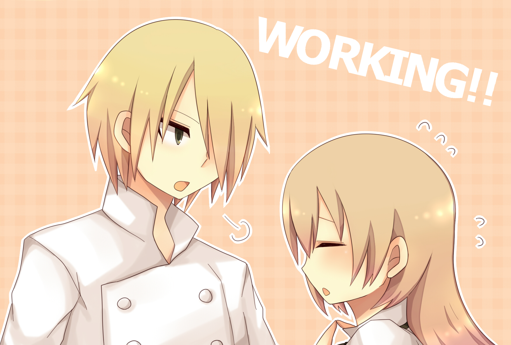 Free download wallpaper Anime, Working!! on your PC desktop