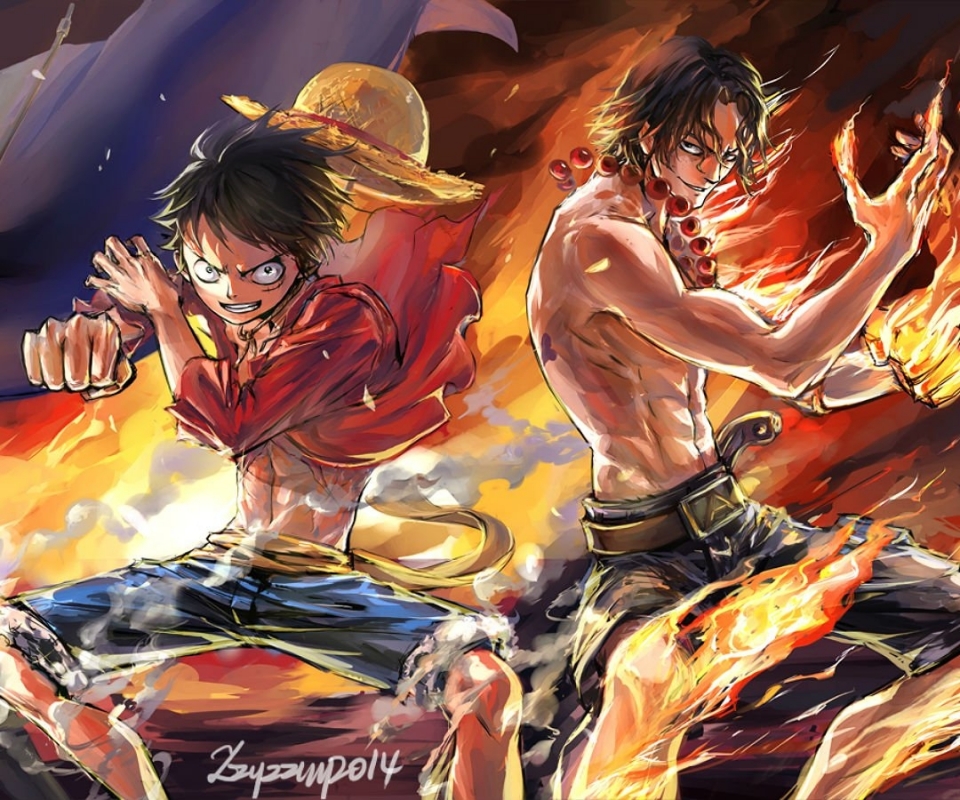 Descarga gratuita de fondo de pantalla para móvil de Fuego, Llama, Animado, Portgas D Ace, One Piece, Monkey D Luffy, Sabo (Una Pieza).