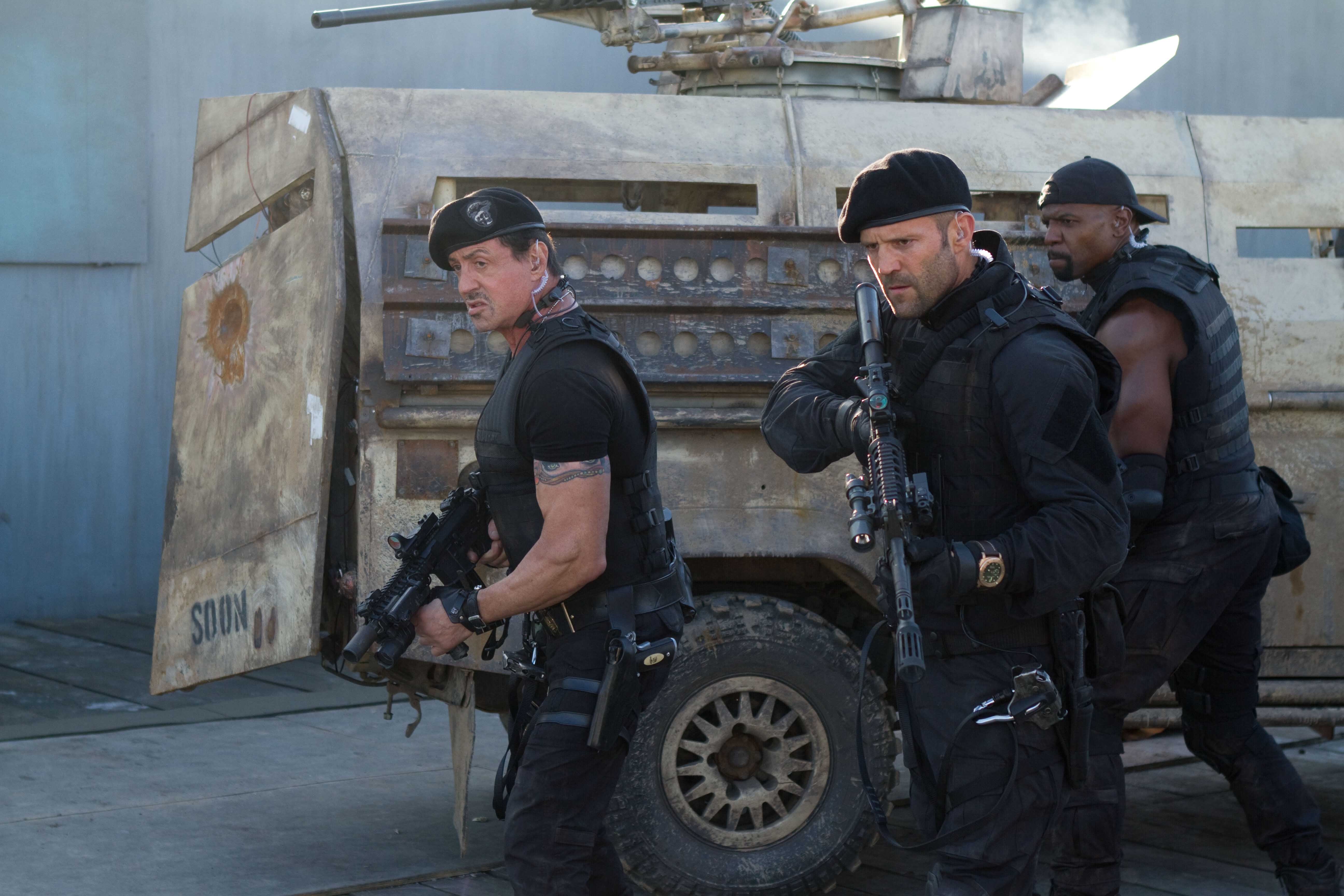 the expendables, movie, the expendables 2, barney ross, hale caesar, jason statham, lee christmas, sylvester stallone, terry crews