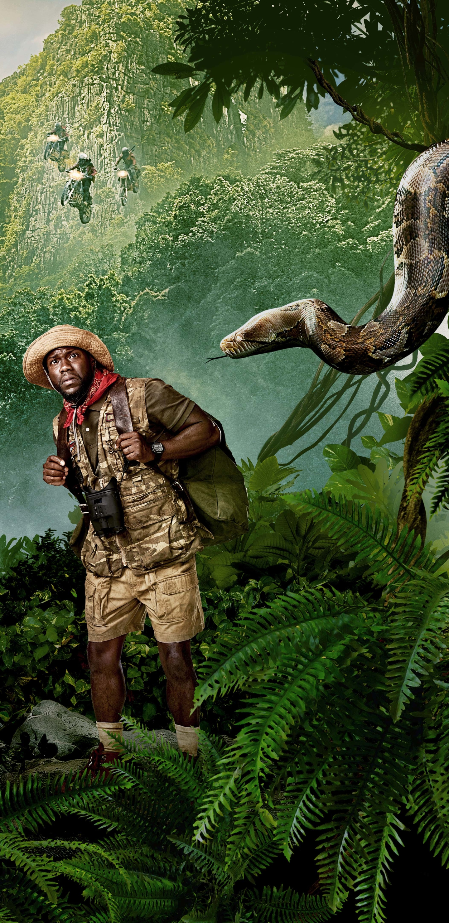 1290551 завантажити шпалери фільм, джуманджі: поклик джунглів, змія, джунглі, кевін харт, джуманджі - заставки і картинки безкоштовно