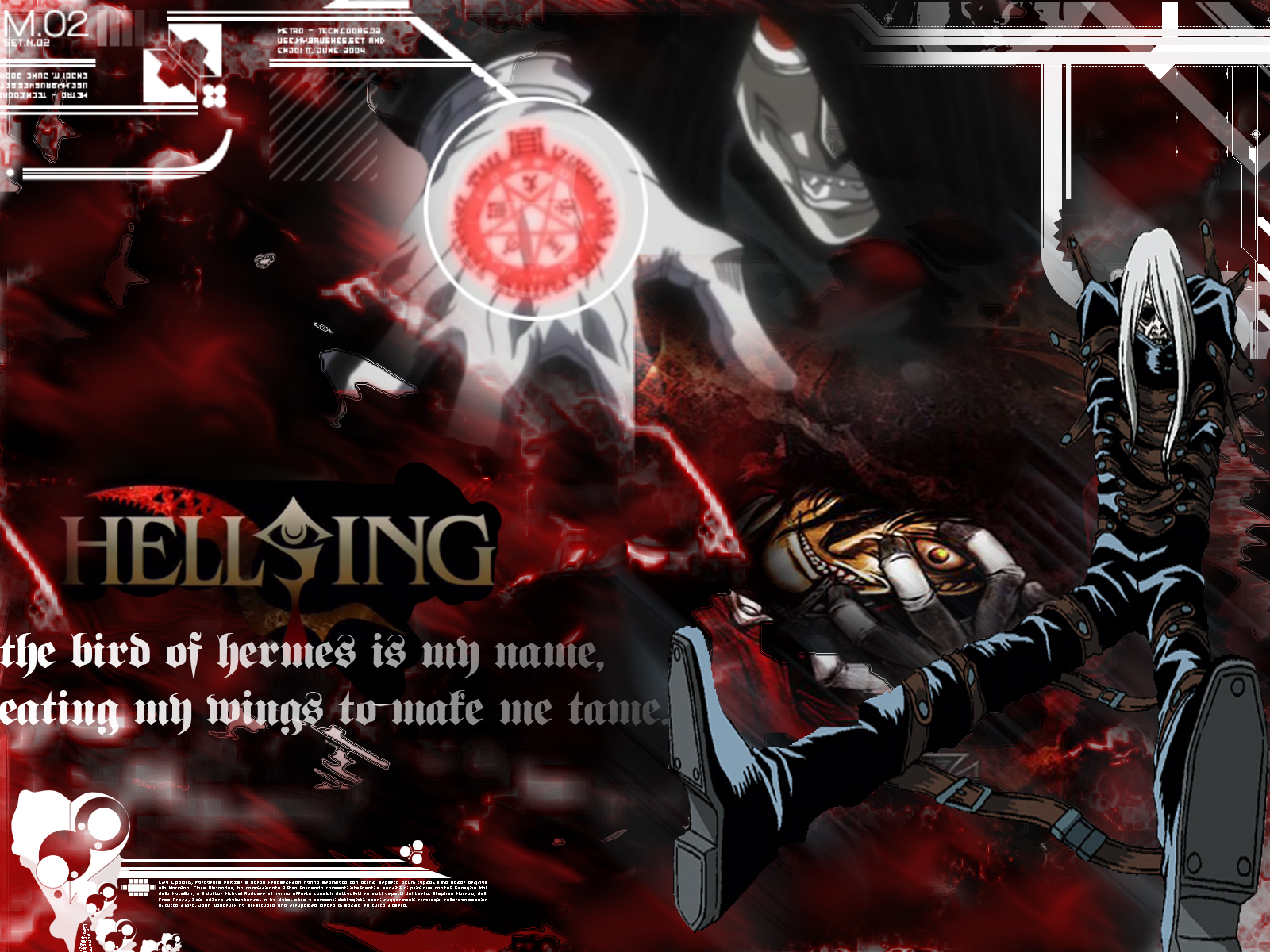 Free download wallpaper Anime, Hellsing, Occult on your PC desktop