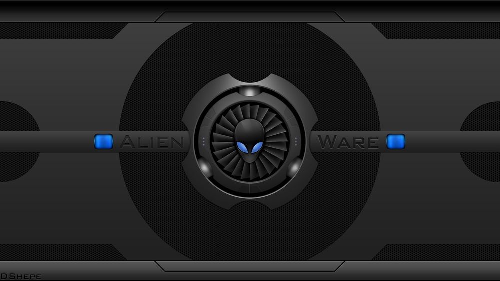 HD desktop wallpaper: Alien, Dark, Technology, Blue Eyes, Alienware ...