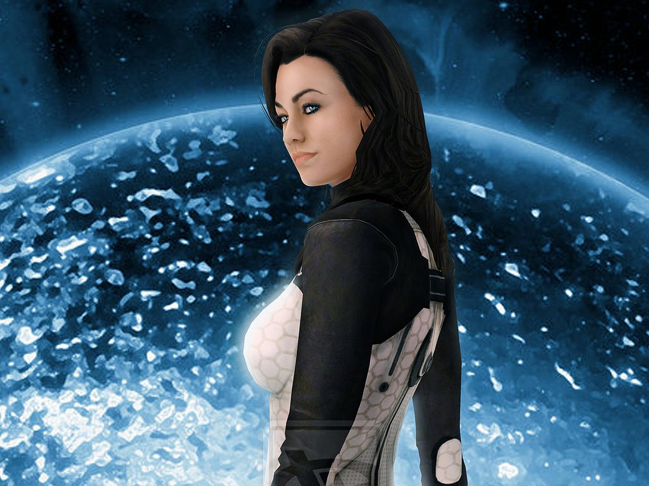 Завантажити шпалери безкоштовно Відеогра, Mass Effect 2, Міранда Лоусон картинка на робочий стіл ПК
