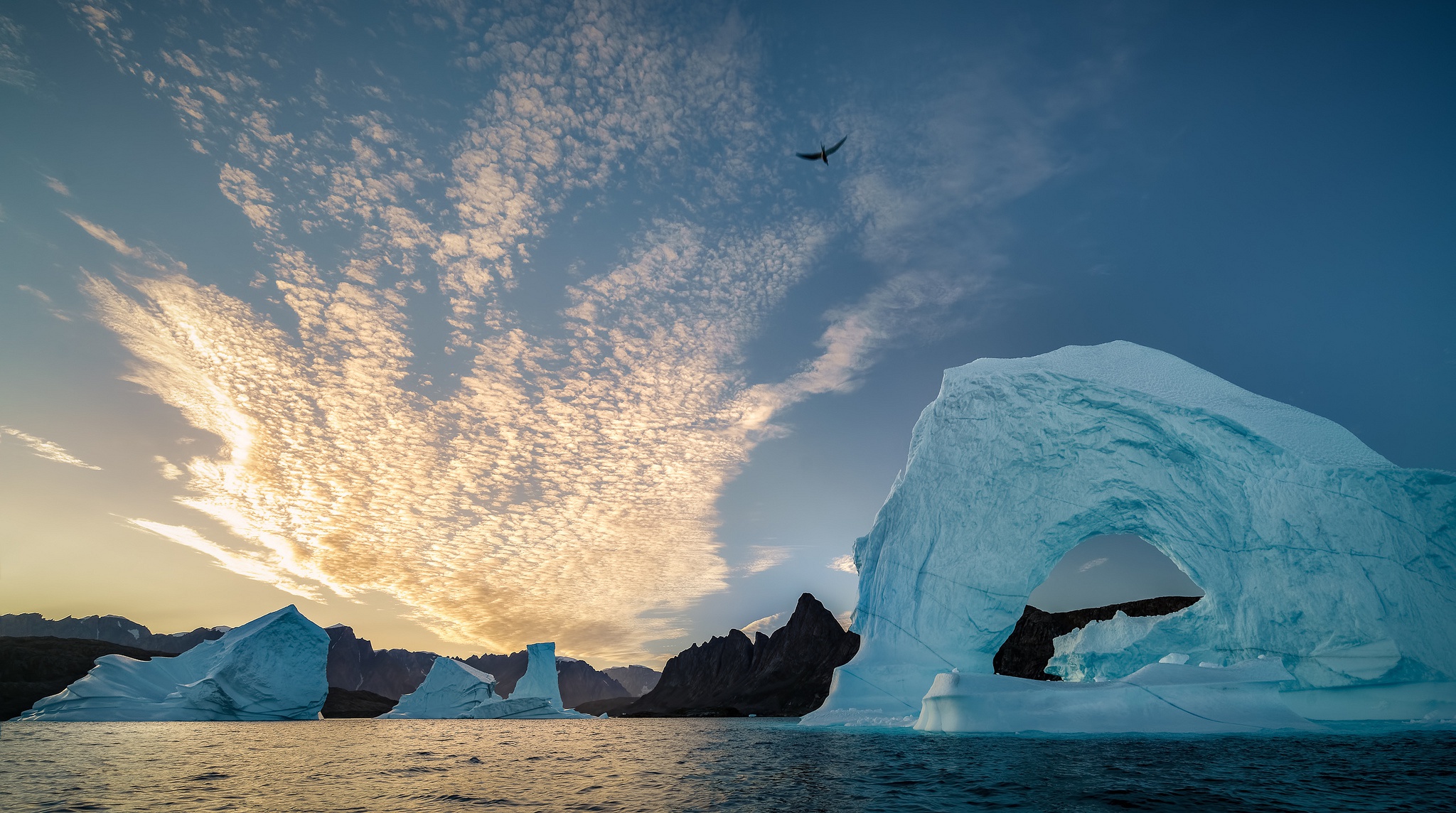 Téléchargez des papiers peints mobile Iceberg, Ciel, La Nature, Terre/nature gratuitement.