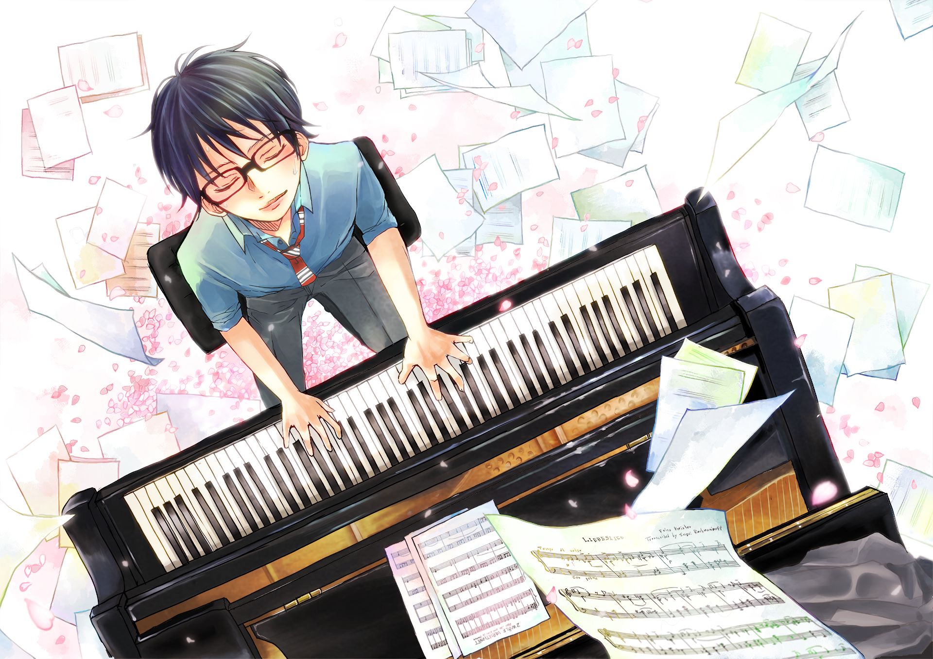 Baixe gratuitamente a imagem Anime, Kousei Arima, Shigatsu Wa Kimi No Uso na área de trabalho do seu PC