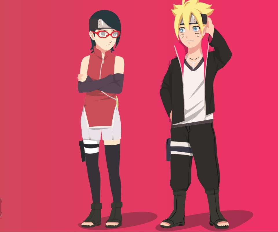 Handy-Wallpaper Naruto, Animes, Sarada Uchiha, Boruto Uzumaki, Boruto kostenlos herunterladen.