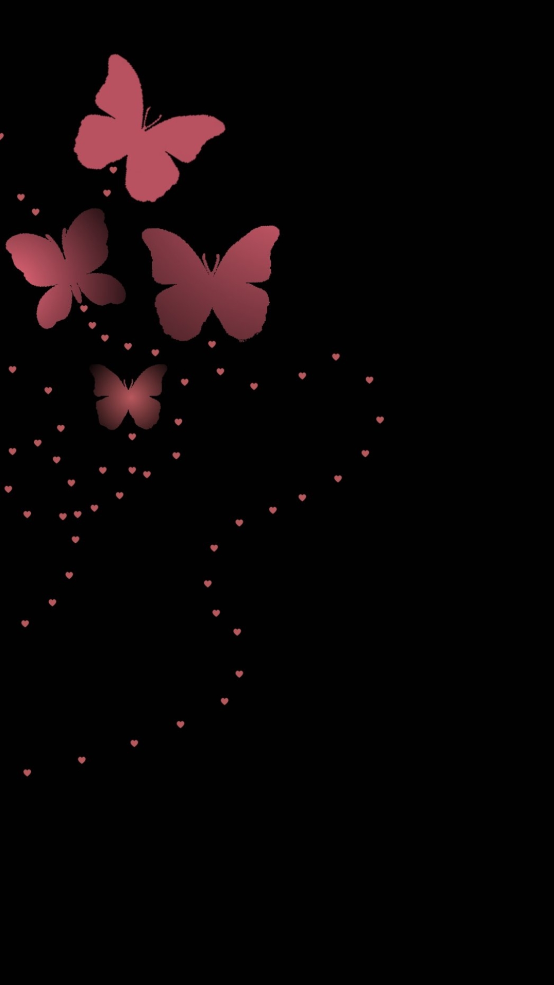 Download mobile wallpaper Pink, Butterfly, Design, Artistic for free.