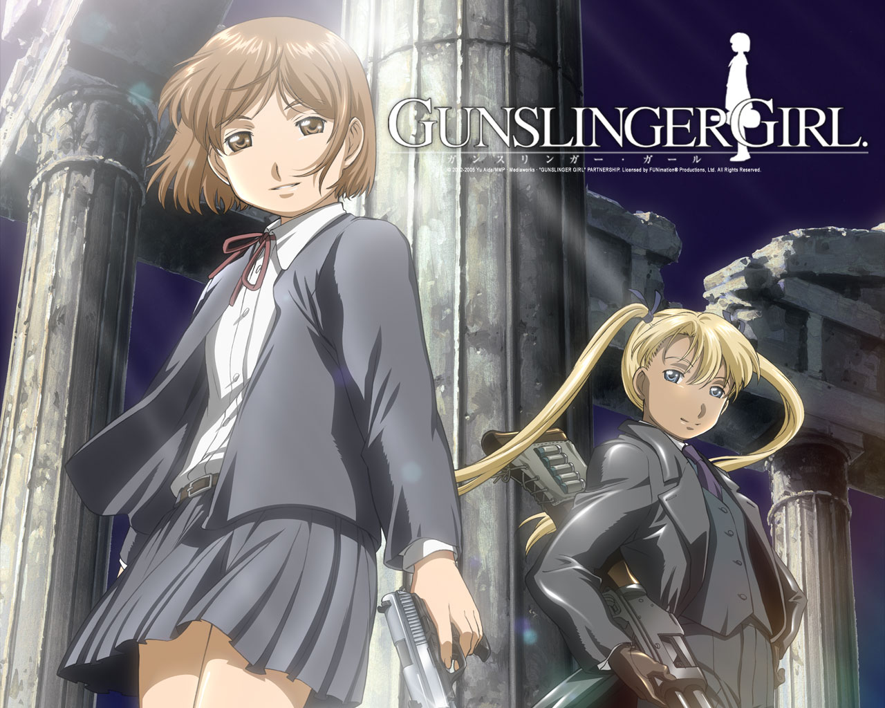 Download mobile wallpaper Gunslinger Girl, Anime for free.