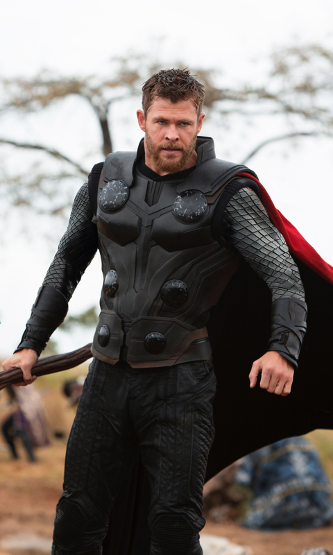 Handy-Wallpaper Filme, Thor, Die Rächer, Chris Hemsworth, Avengers: Infinity War kostenlos herunterladen.