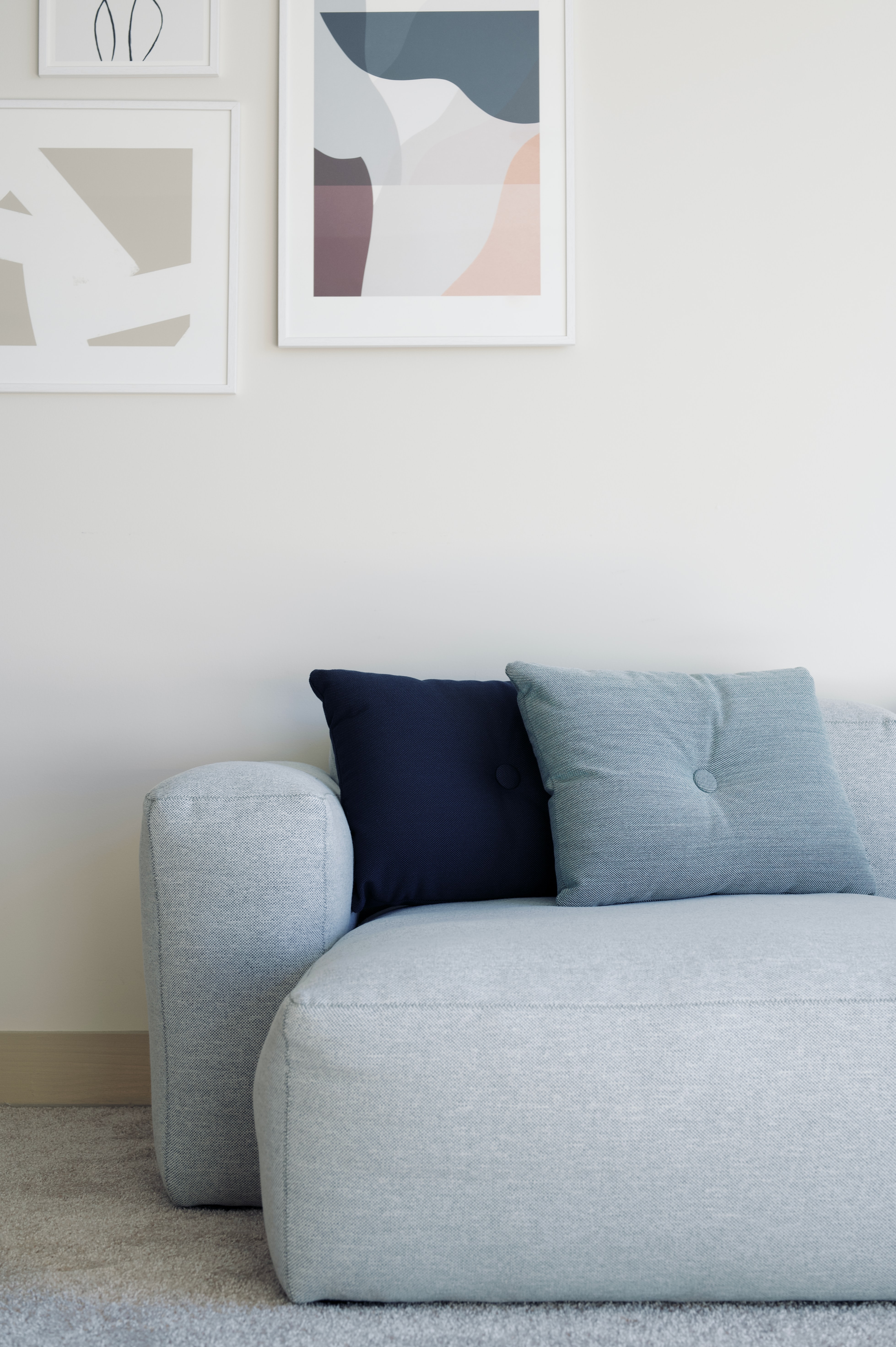 sofa, room, miscellanea, interior, paintings, miscellaneous, cushions, pillows HD wallpaper