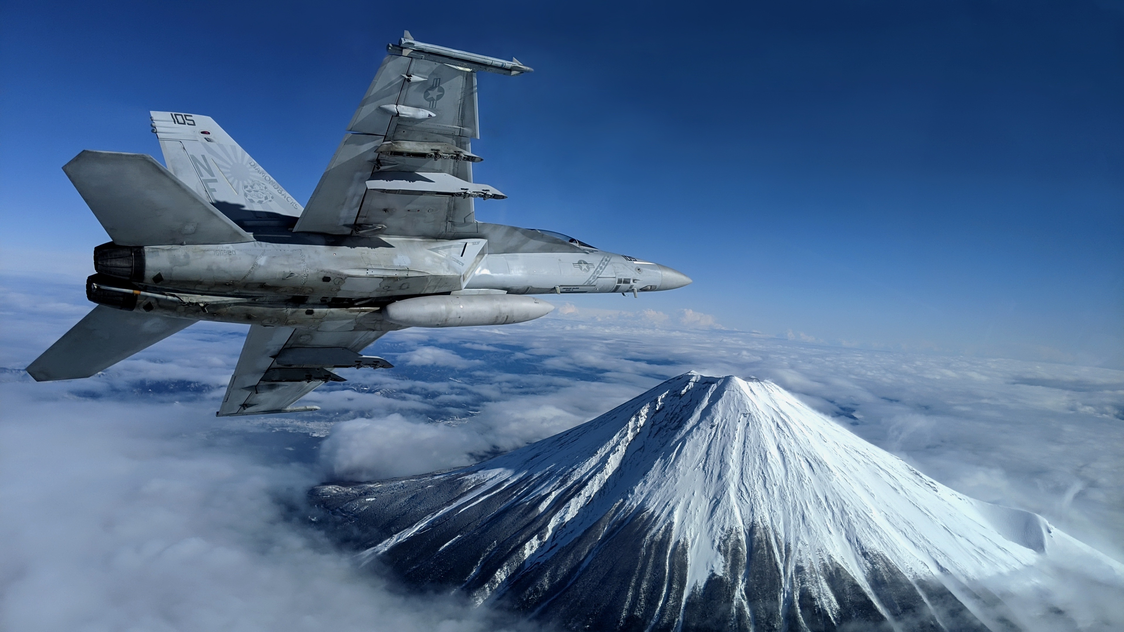 無料モバイル壁紙火山, 戦闘機, 航空機, ジェット戦闘機, 軍隊, ボーイング F/a 18E/f スーパーホーネットをダウンロードします。