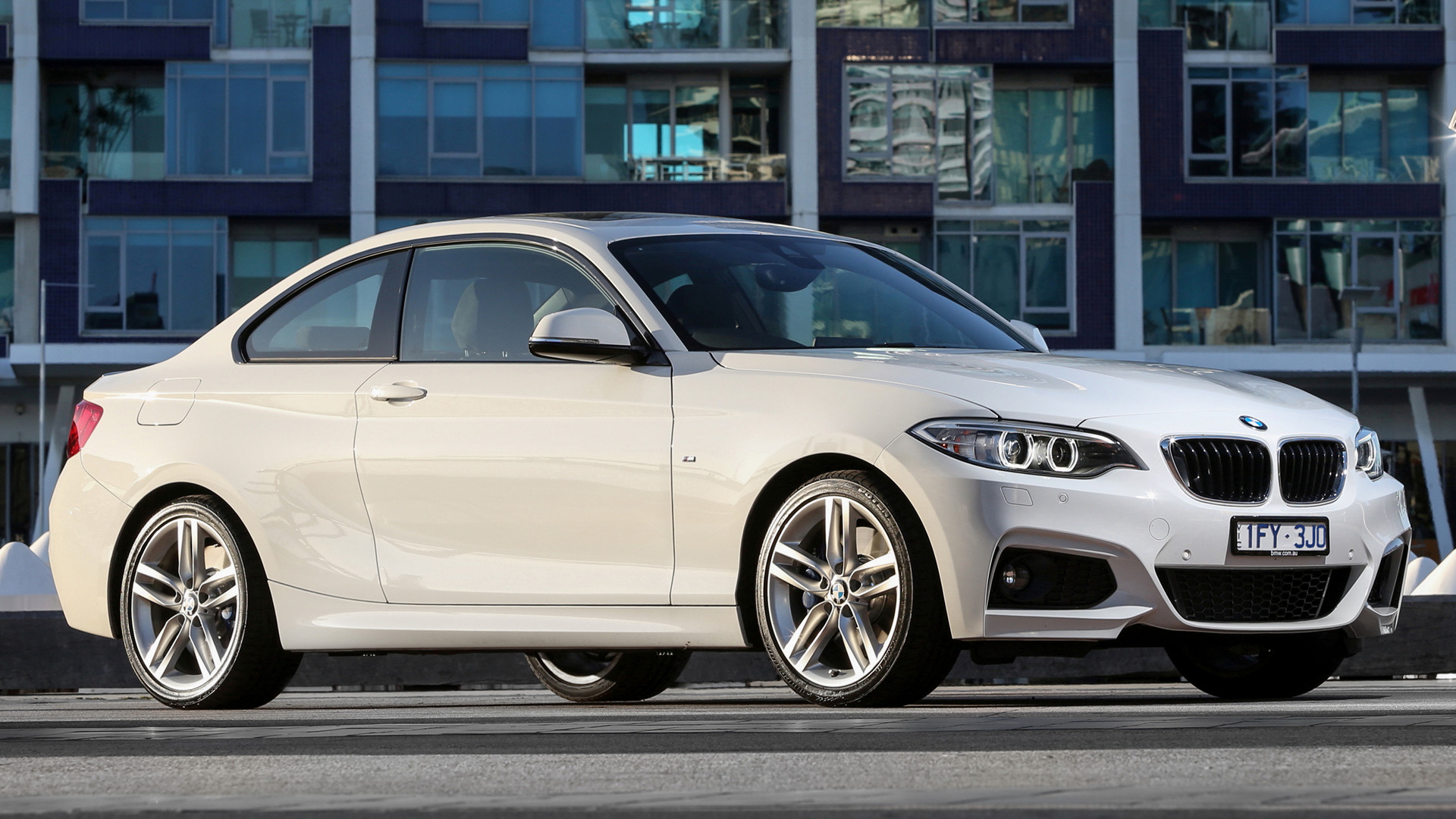 Free download wallpaper Bmw, Compact Car, Vehicles, White Car, Bmw M2 Coupe on your PC desktop