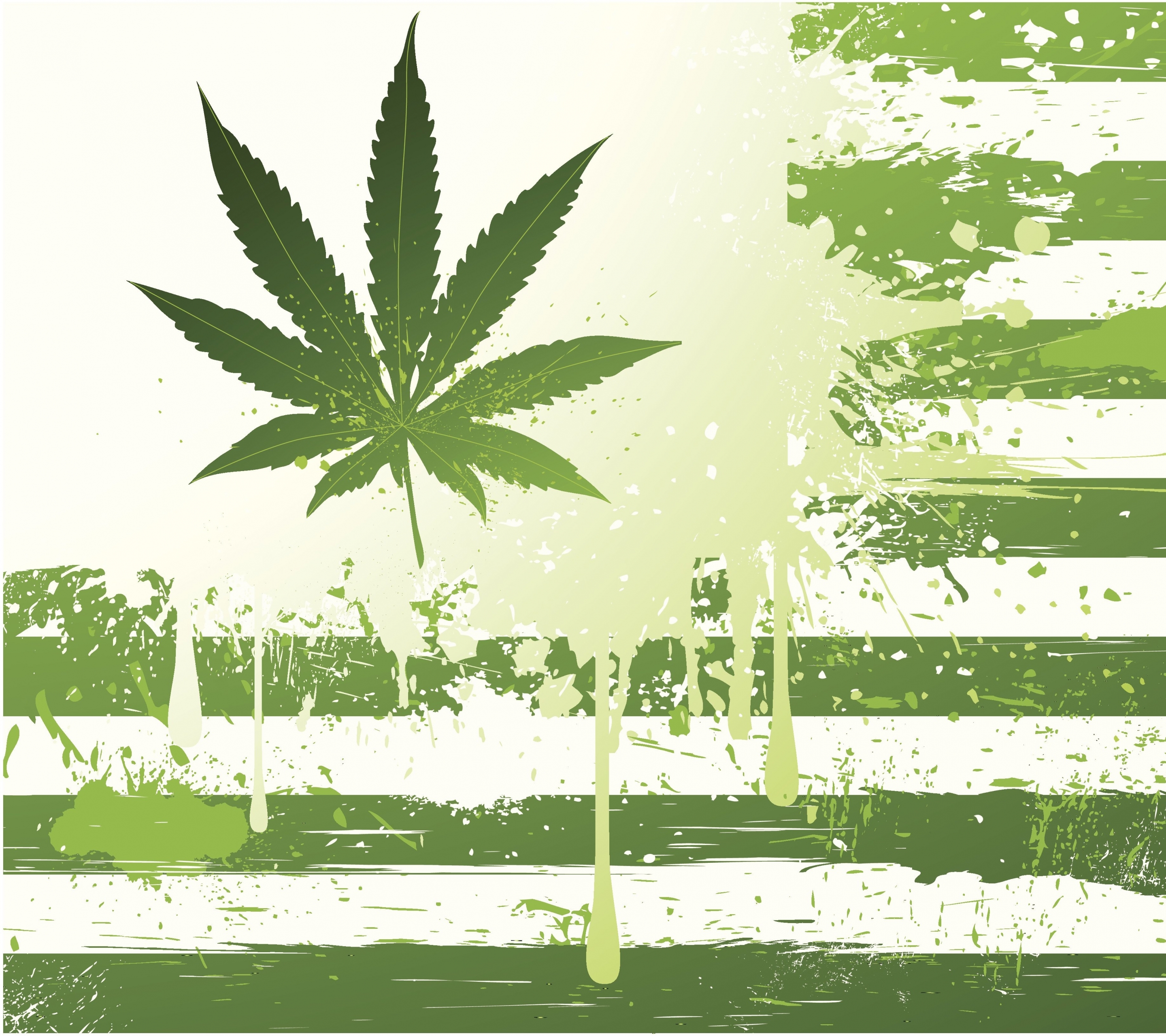 green, marijuana, artistic, white, painting, flag, leaf