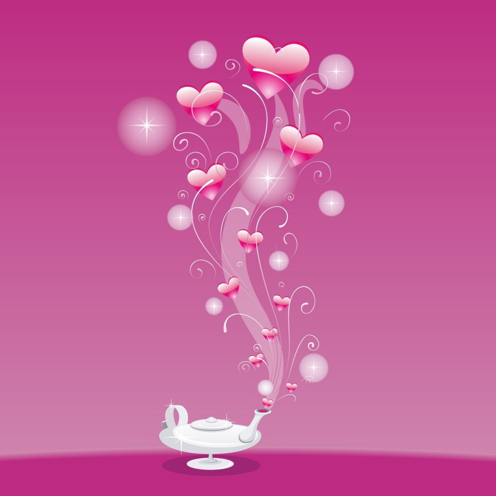 Free download wallpaper Background, Tablewares, Hearts on your PC desktop