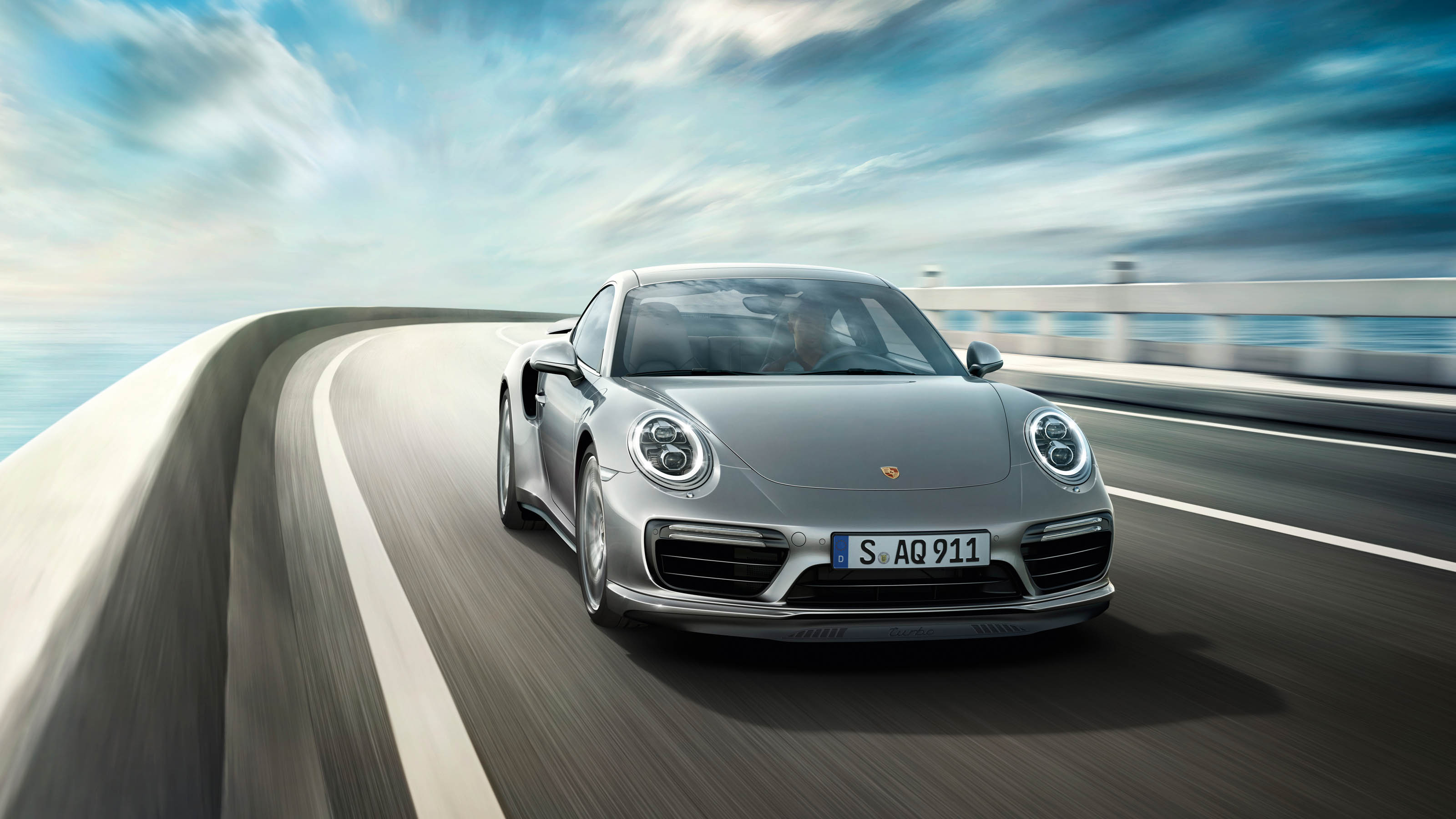 Handy-Wallpaper Porsche, Porsche 911, Autos, Fahrzeuge, Silbernes Auto, Porsche 911 Turbo kostenlos herunterladen.