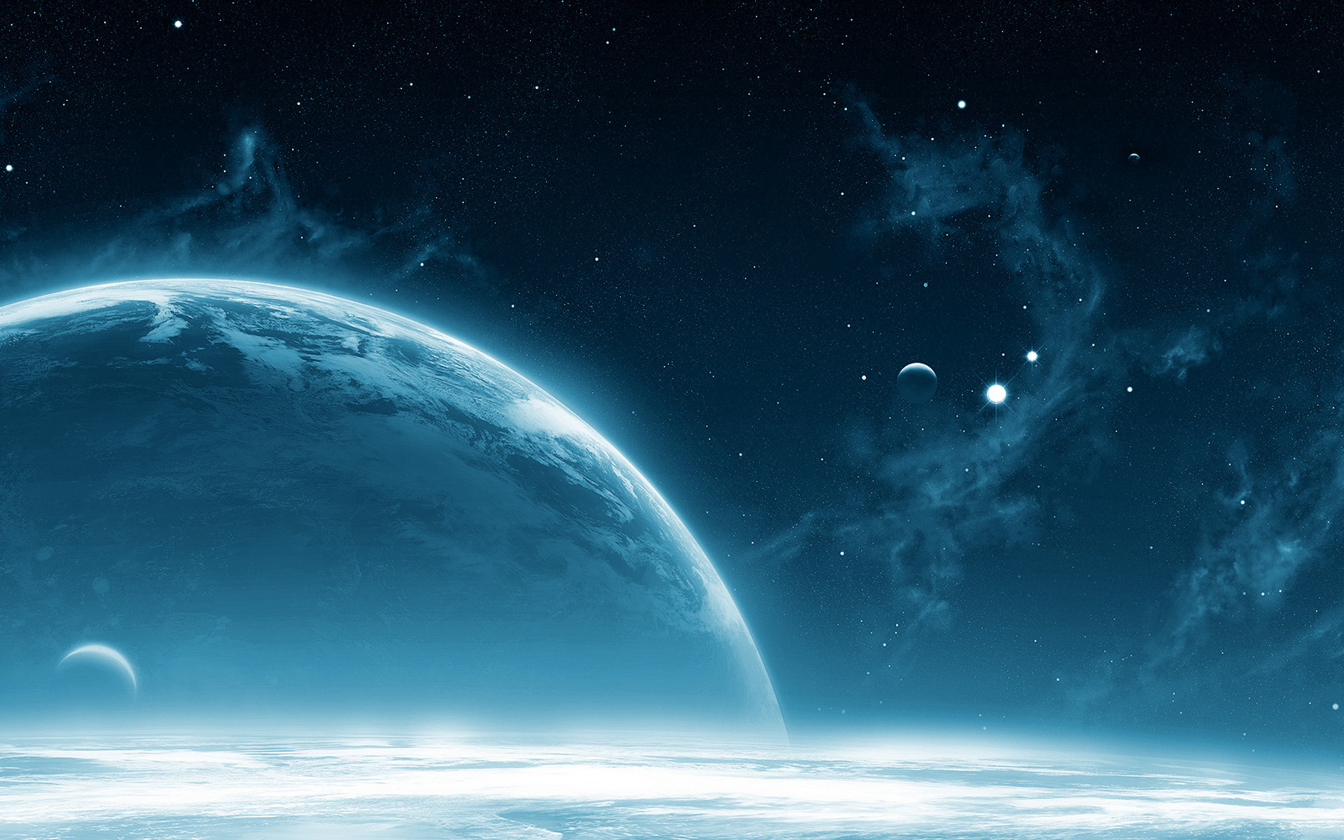 Handy-Wallpaper Planet, Science Fiction, Weltraum, Planetenaufgang kostenlos herunterladen.