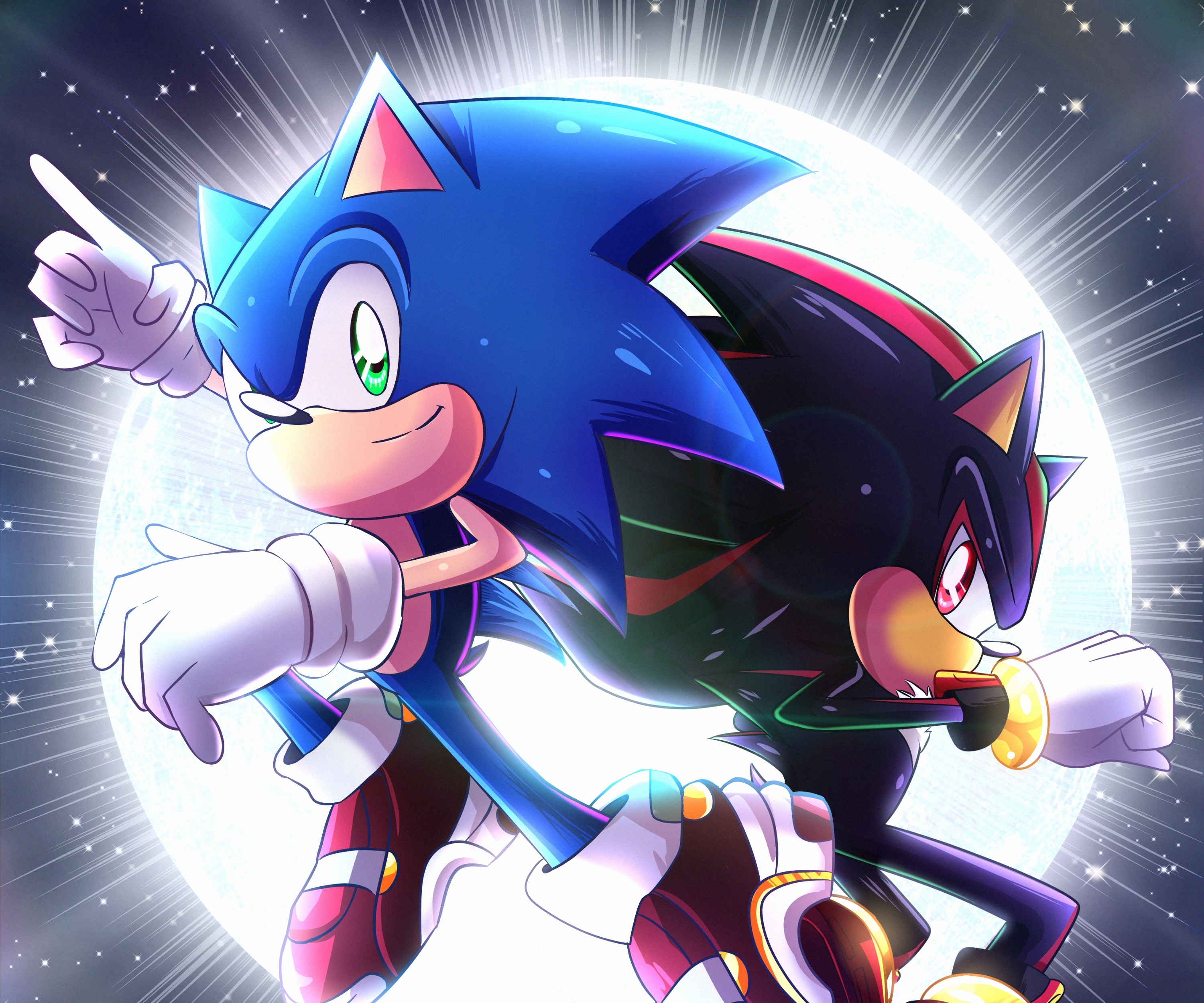 Download mobile wallpaper Video Game, Sonic The Hedgehog, Shadow The Hedgehog, Sonic for free.