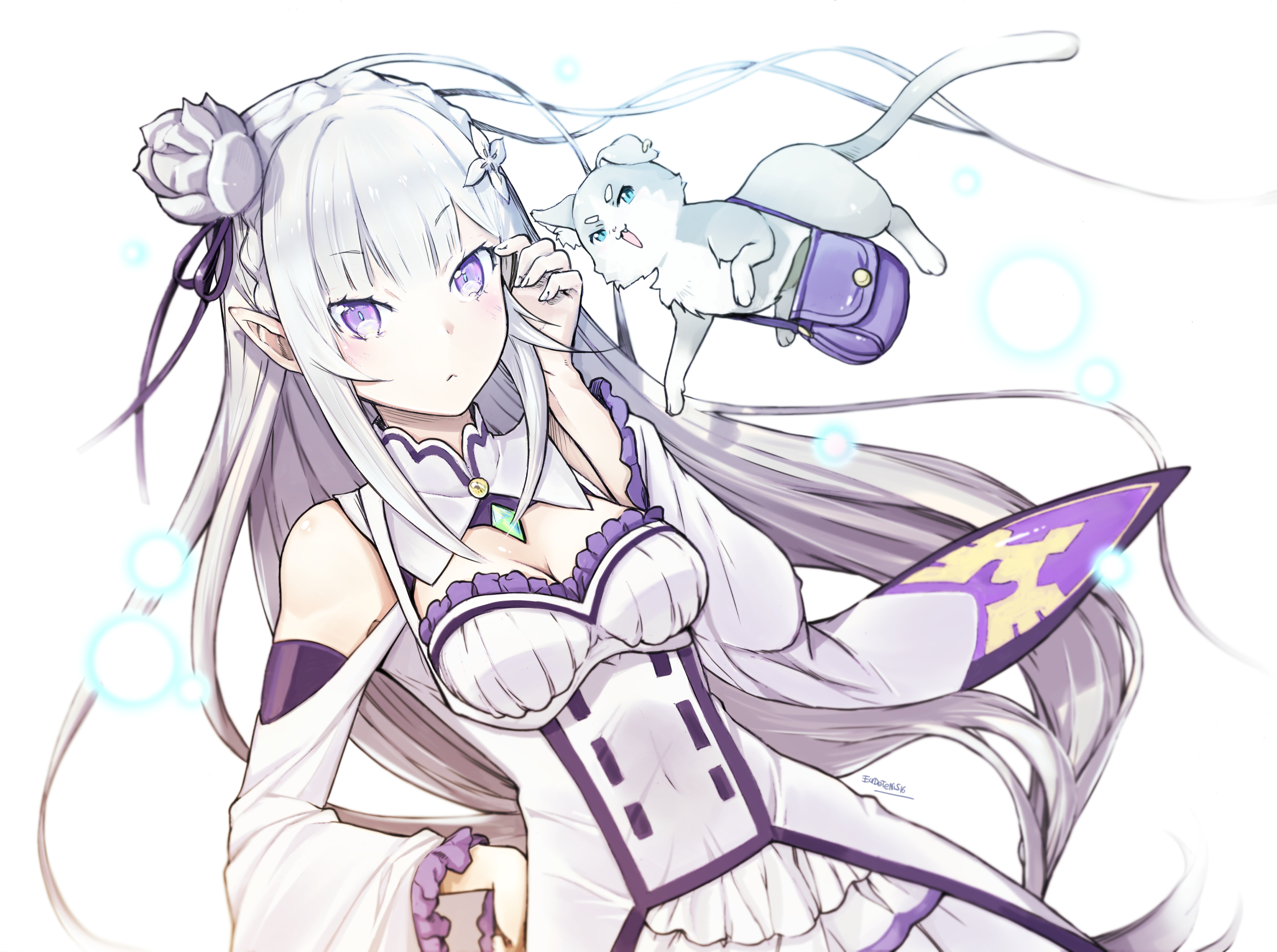 Descarga gratis la imagen Animado, Emilia (Re:zero), Re:zero Comenzando La Vida En Otro Mundo, Paquete (Re: Cero) en el escritorio de tu PC