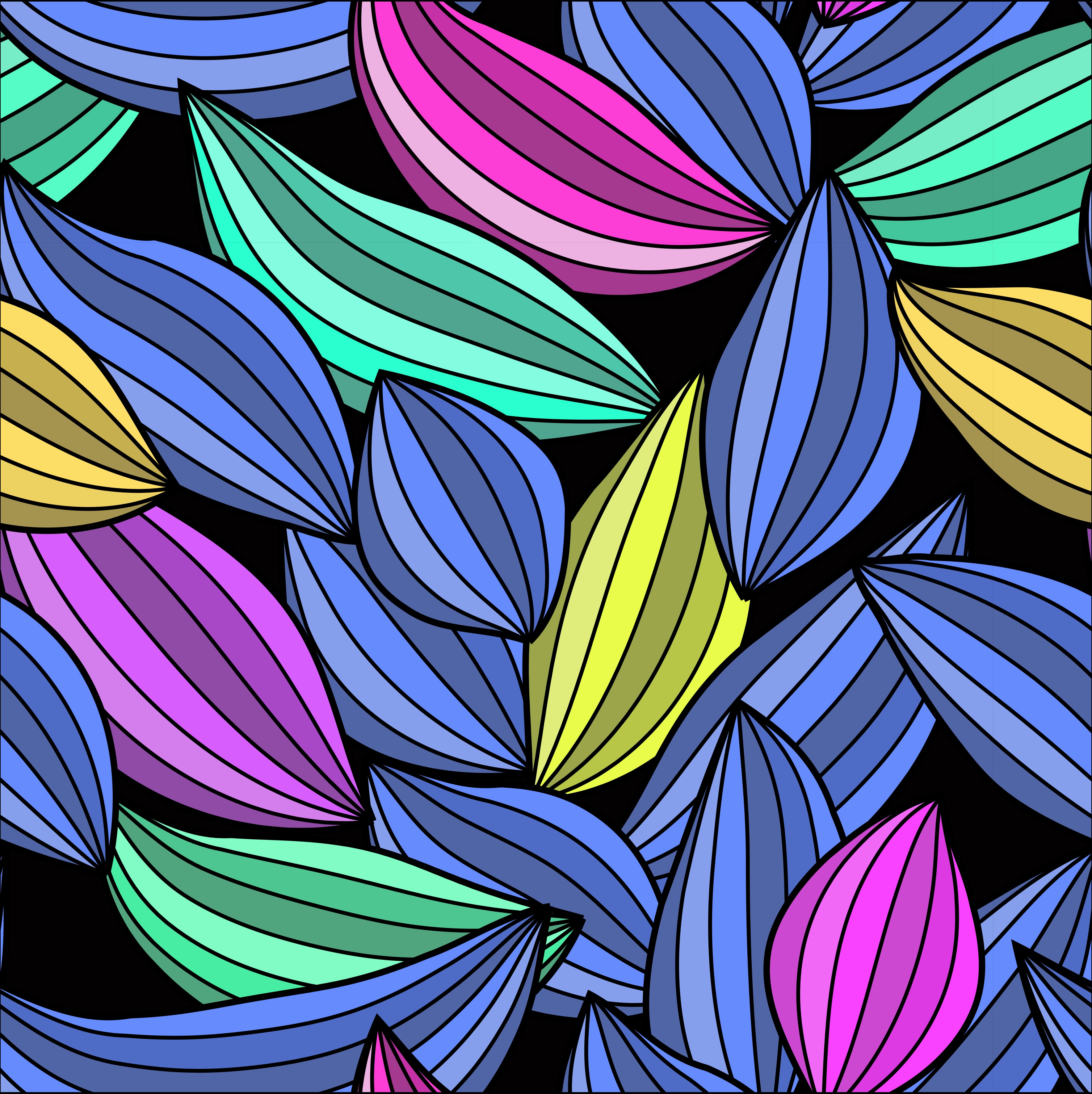 Free download wallpaper Miscellanea, Striped, Miscellaneous, Lines, Art, Leaves, Texture on your PC desktop