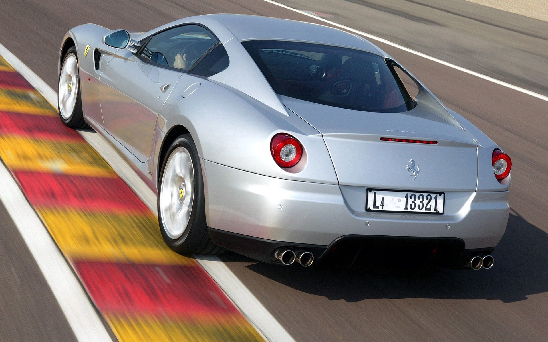 Free download wallpaper Grey, Back View, Rear View, Style, Cars, Ferrari on your PC desktop