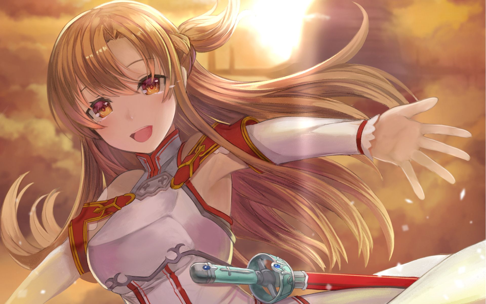 Laden Sie das Animes, Asuna Yuuki, Sword Art Online-Bild kostenlos auf Ihren PC-Desktop herunter