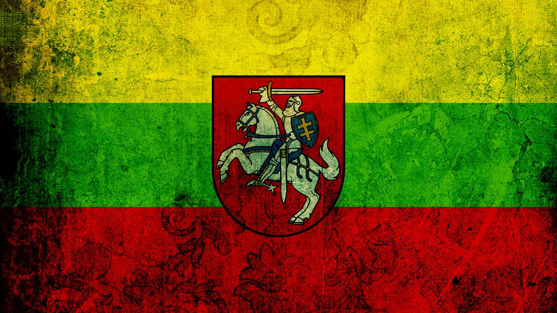 Descargar fondos de escritorio de Bandera De Lituania HD