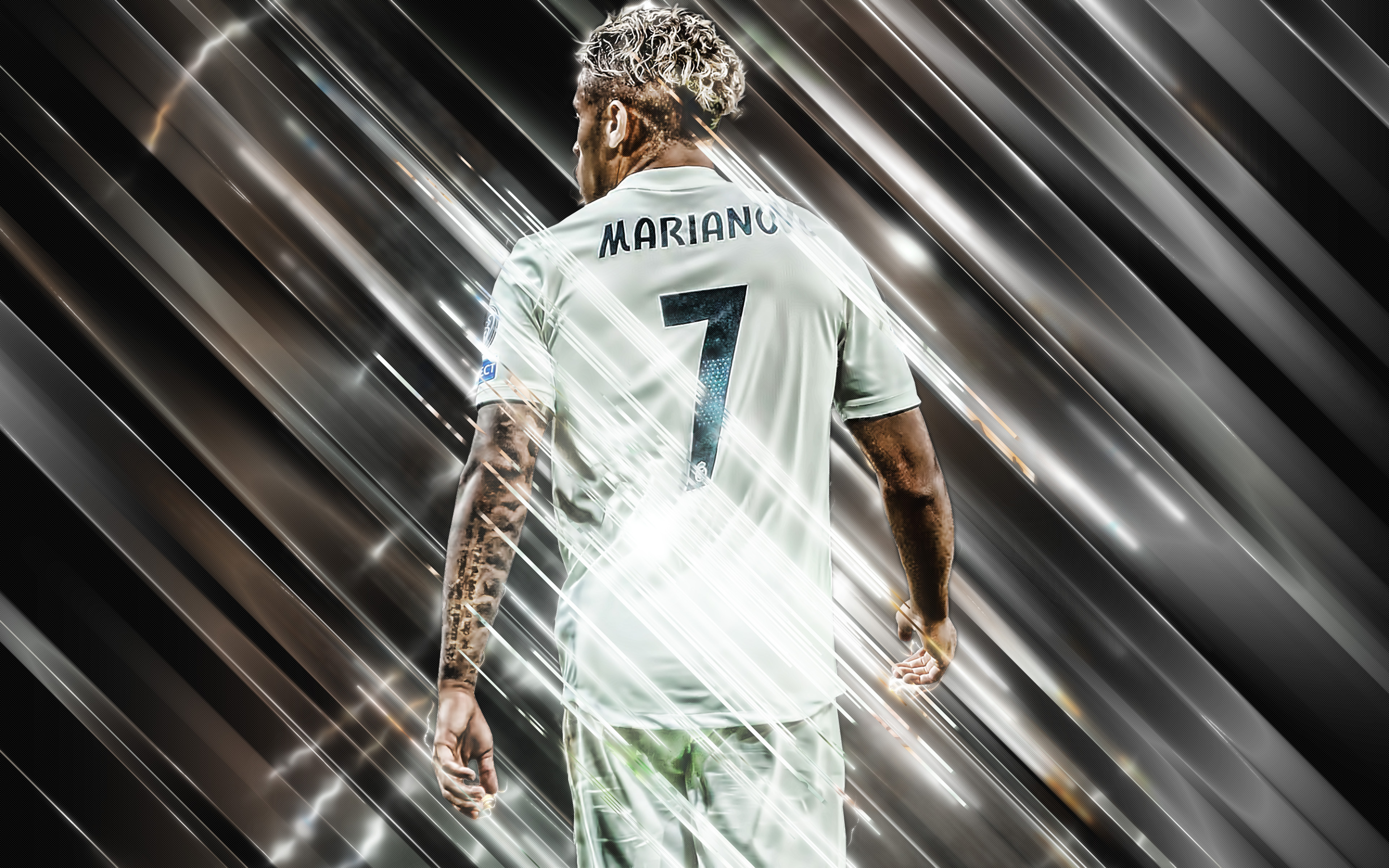 Download mobile wallpaper Sports, Soccer, Real Madrid C F, Mariano Díaz for free.