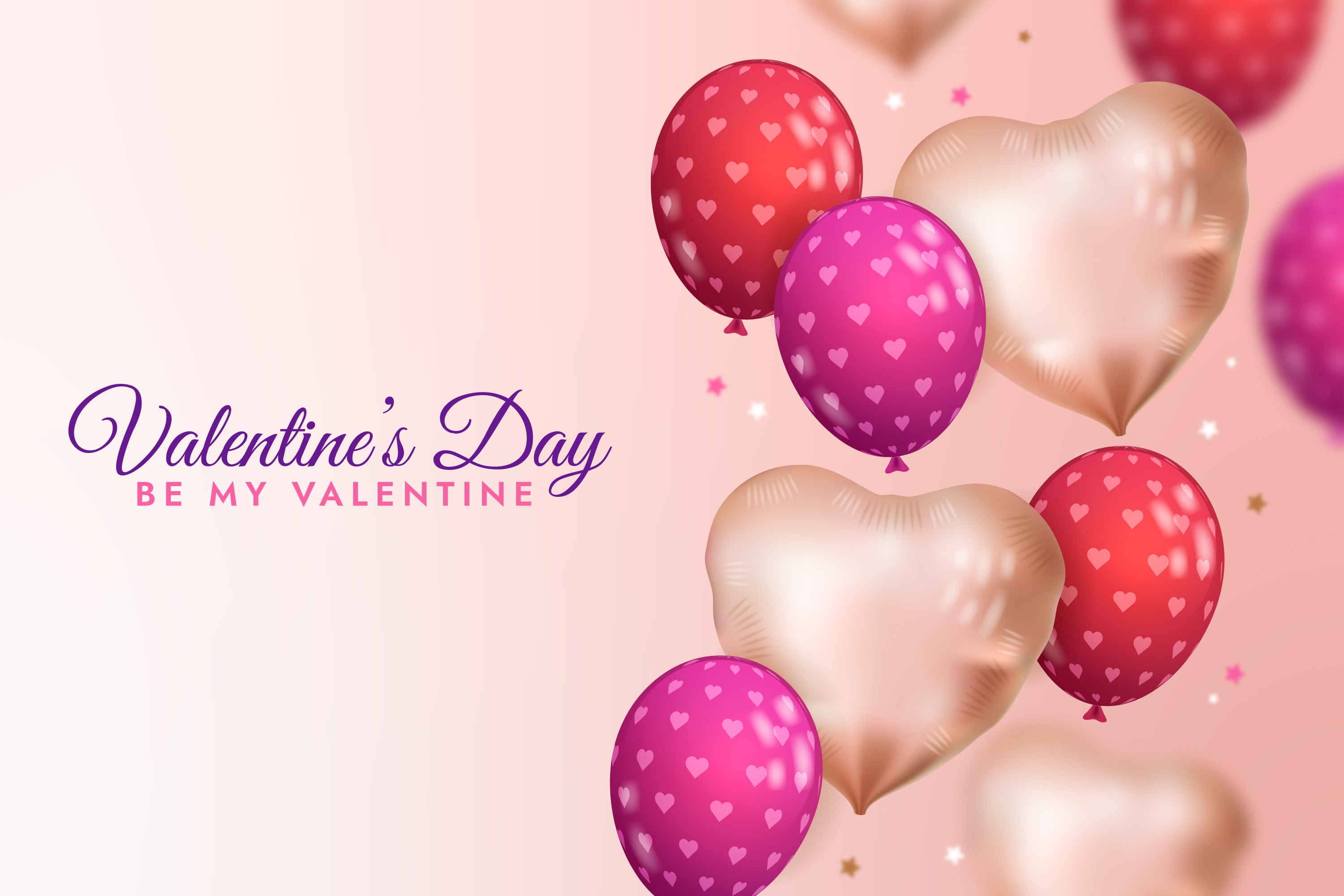 Handy-Wallpaper Feiertage, Valentinstag, Ballon kostenlos herunterladen.