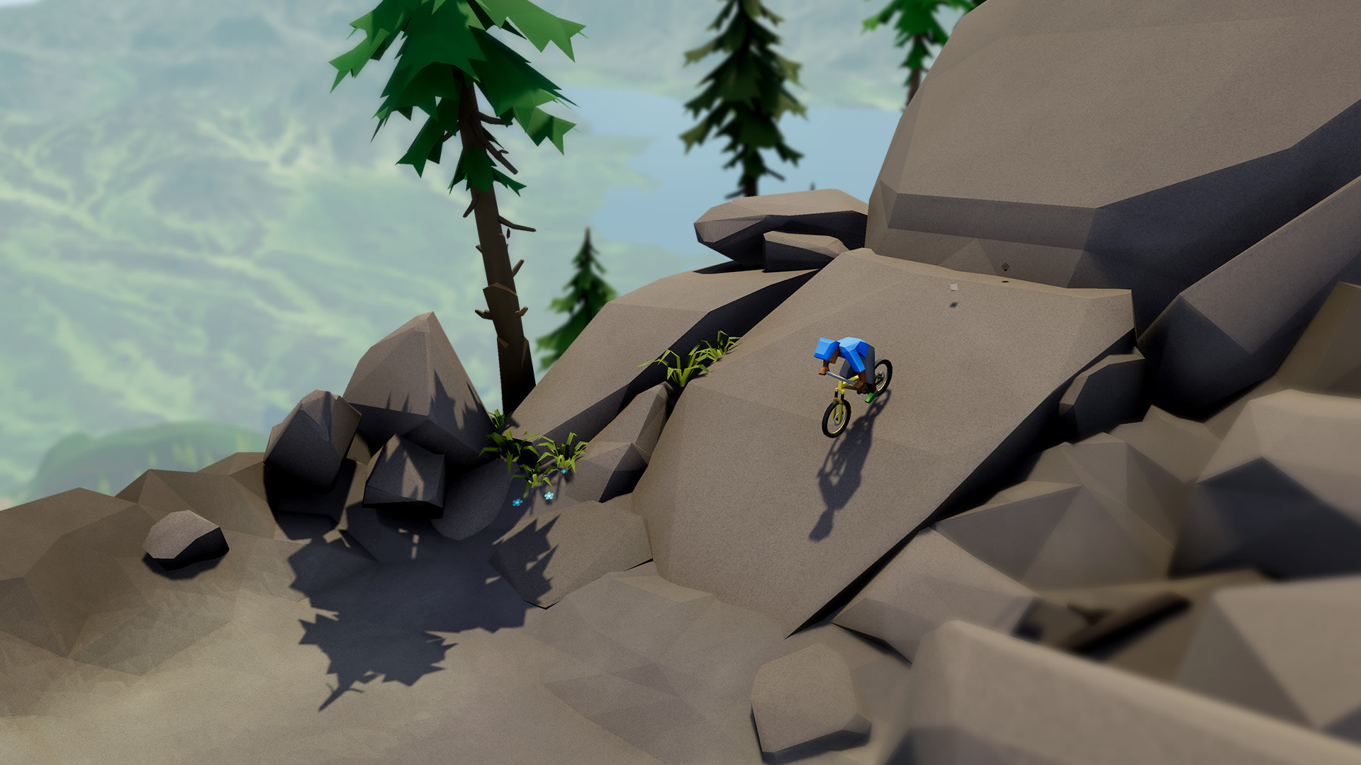 video game, lonely mountains: downhill