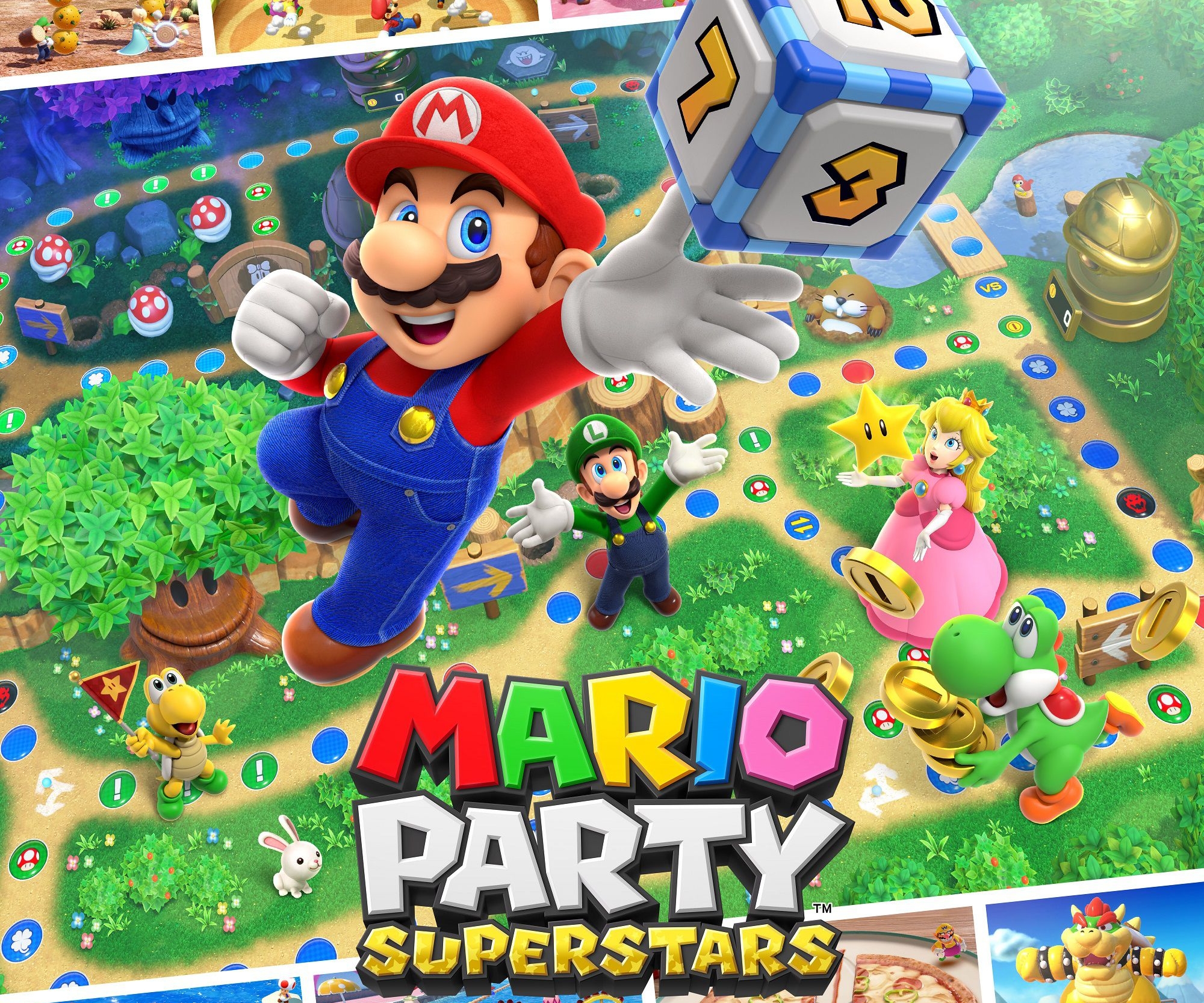 Die besten Mario Party Superstars-Hintergründe für den Telefonbildschirm