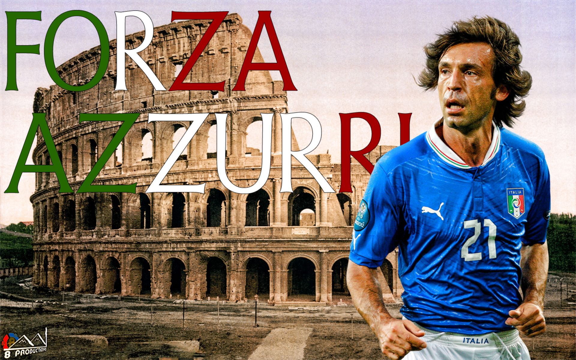 無料モバイル壁紙スポーツ, サッカー, アンドレア・ピルロ, サッカー イタリア代表をダウンロードします。