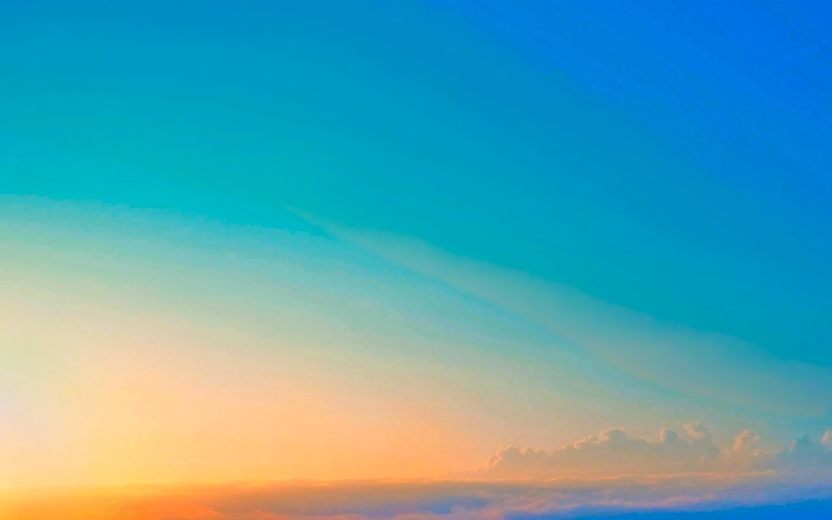 Download mobile wallpaper Sky, Horizon, Sunrise, Earth, Cloud, Pastel, Scenic for free.