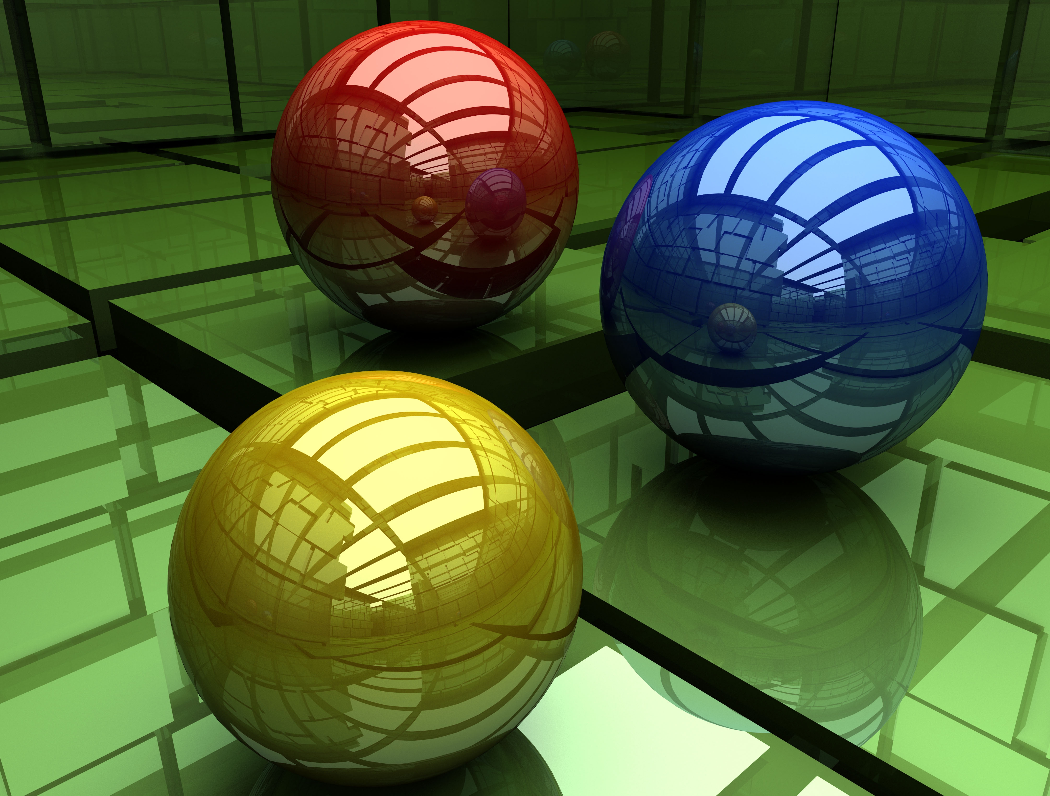 3d, balls, cube, multicolored, motley, surface, three